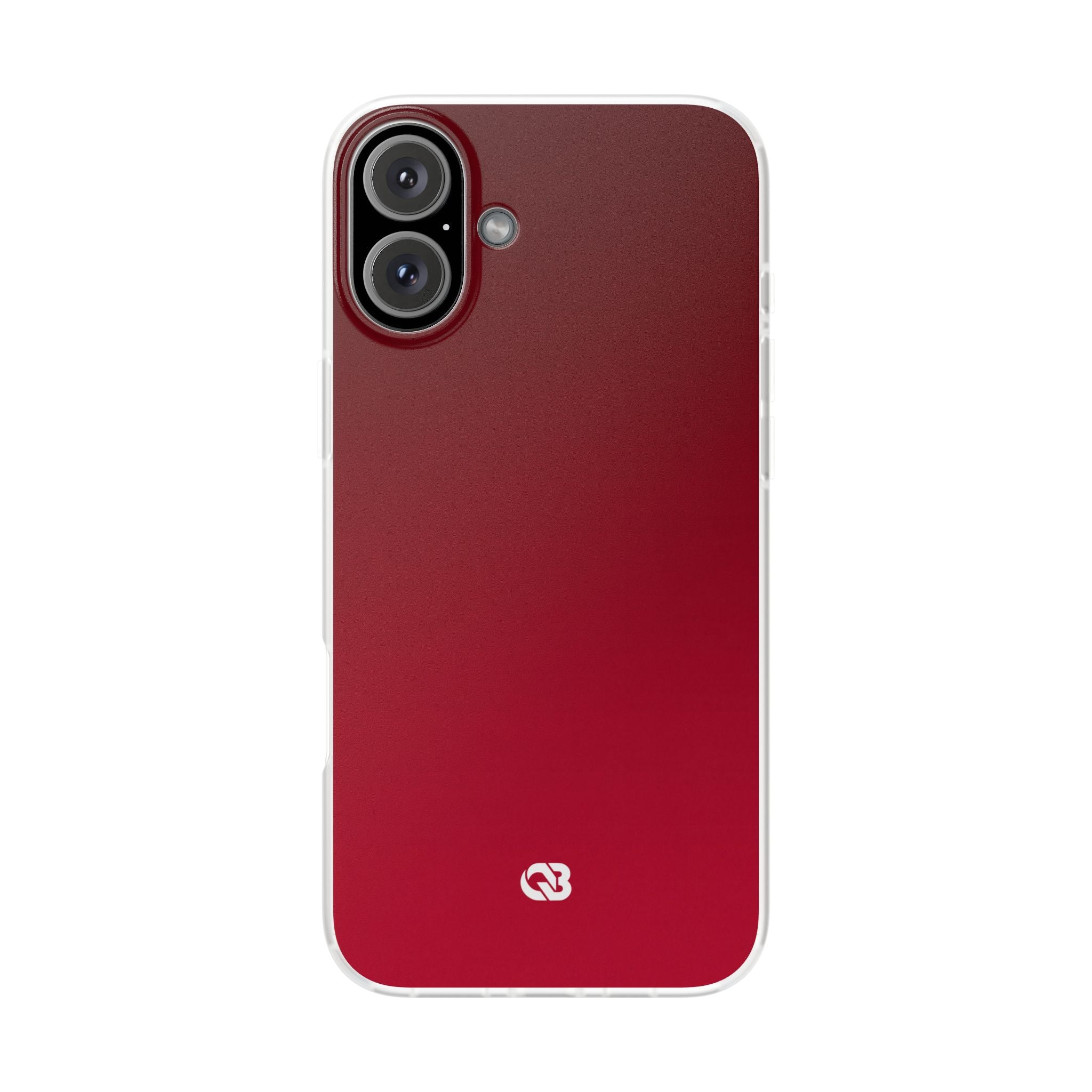 Red Lite Phone Case for iPhone - Crimson Velvet Fade