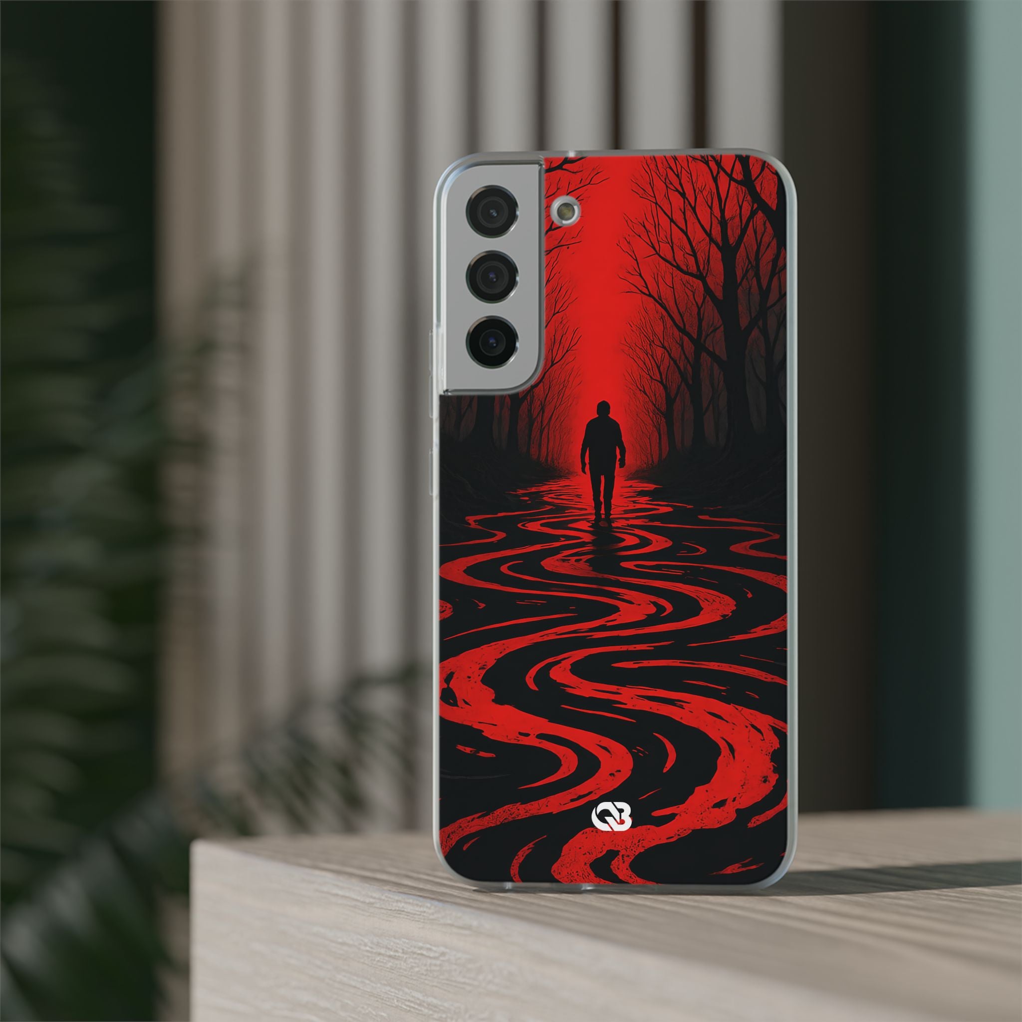 Crimson Shadow Path · Soft Handyhülle für Samsung