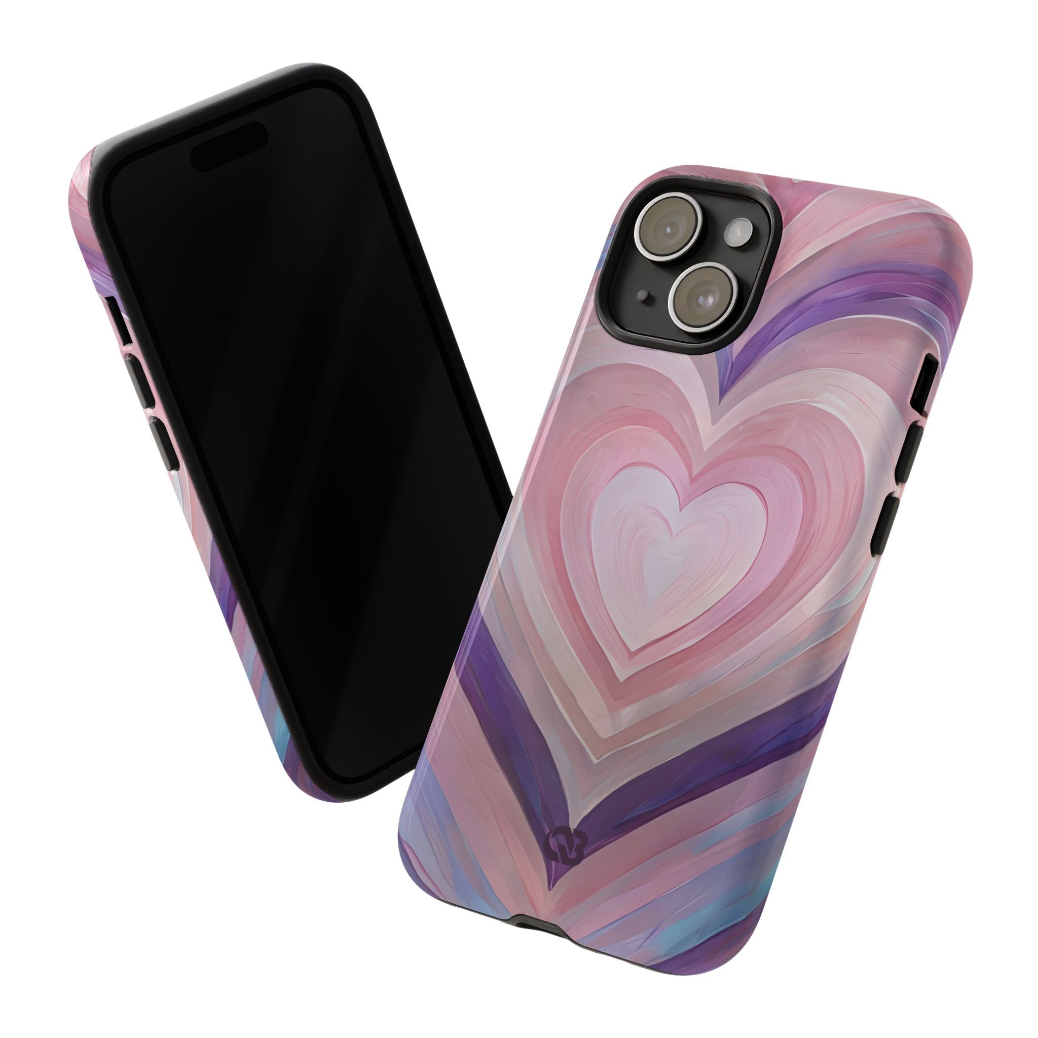 Corações Pulsantes Lavanda · Capa de Telefone Tough para iPhone
