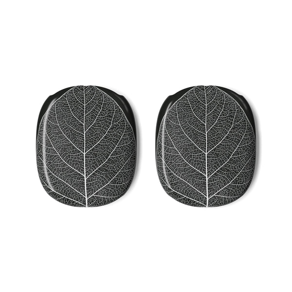 Monochrome Leaf Skeleton · Hard Case for AirPods Max · Black