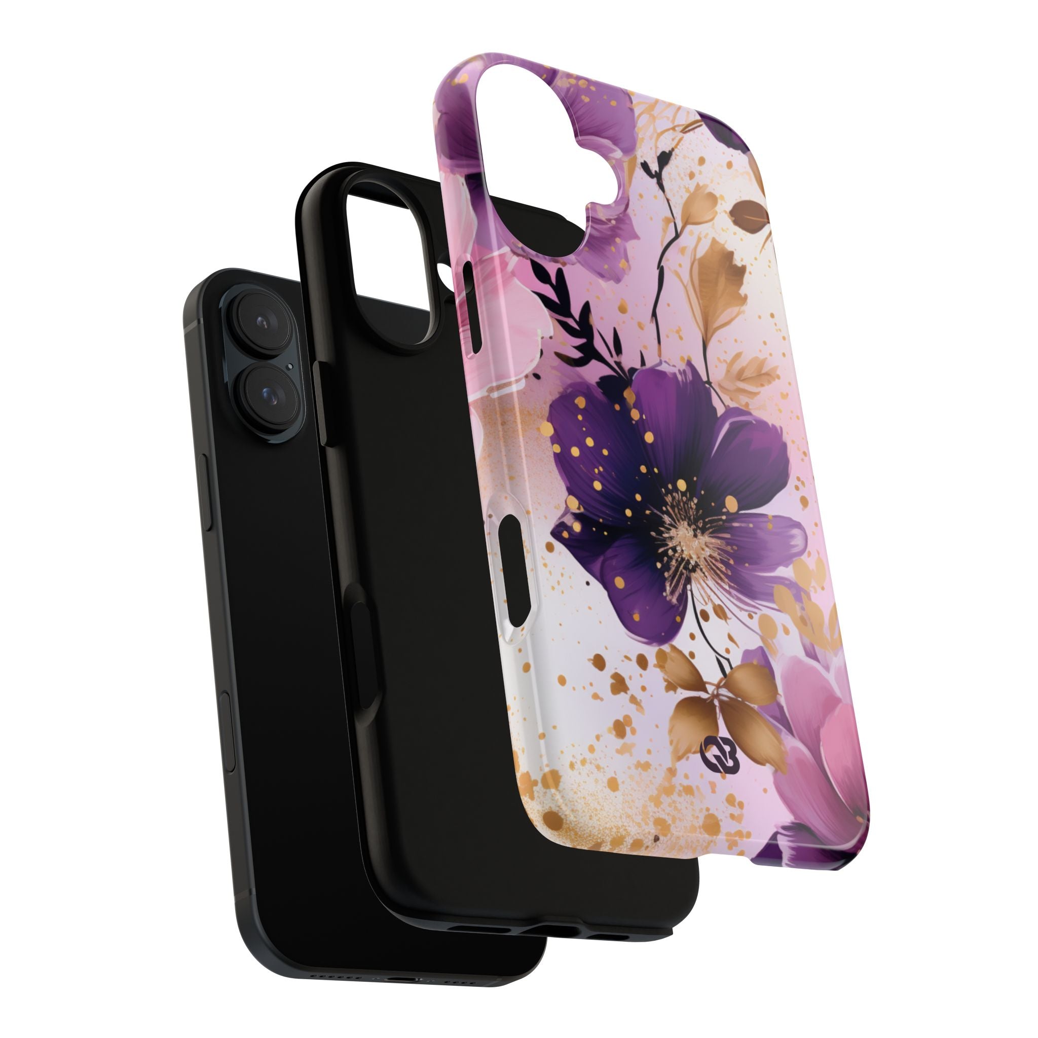 Gilded Violet Bloom · Tough Phone Case for iPhone