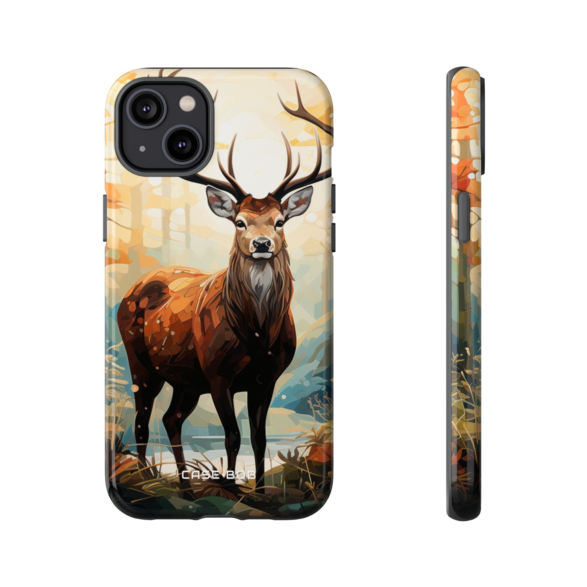 Glowing Stag iPhone 14 Plus Case - Tough - CASE•BOB