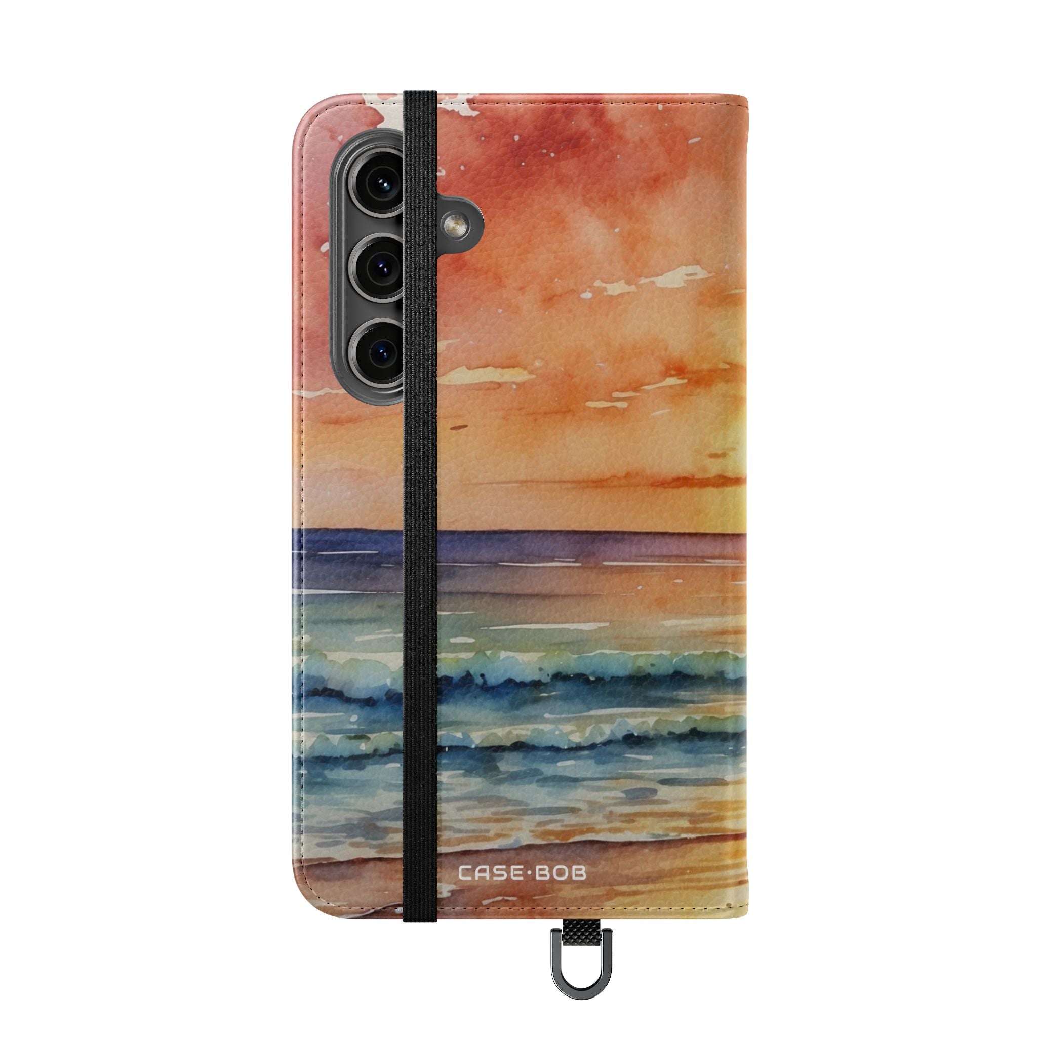 Golden Palm Sunset - Samsung S24 Case - Wallet