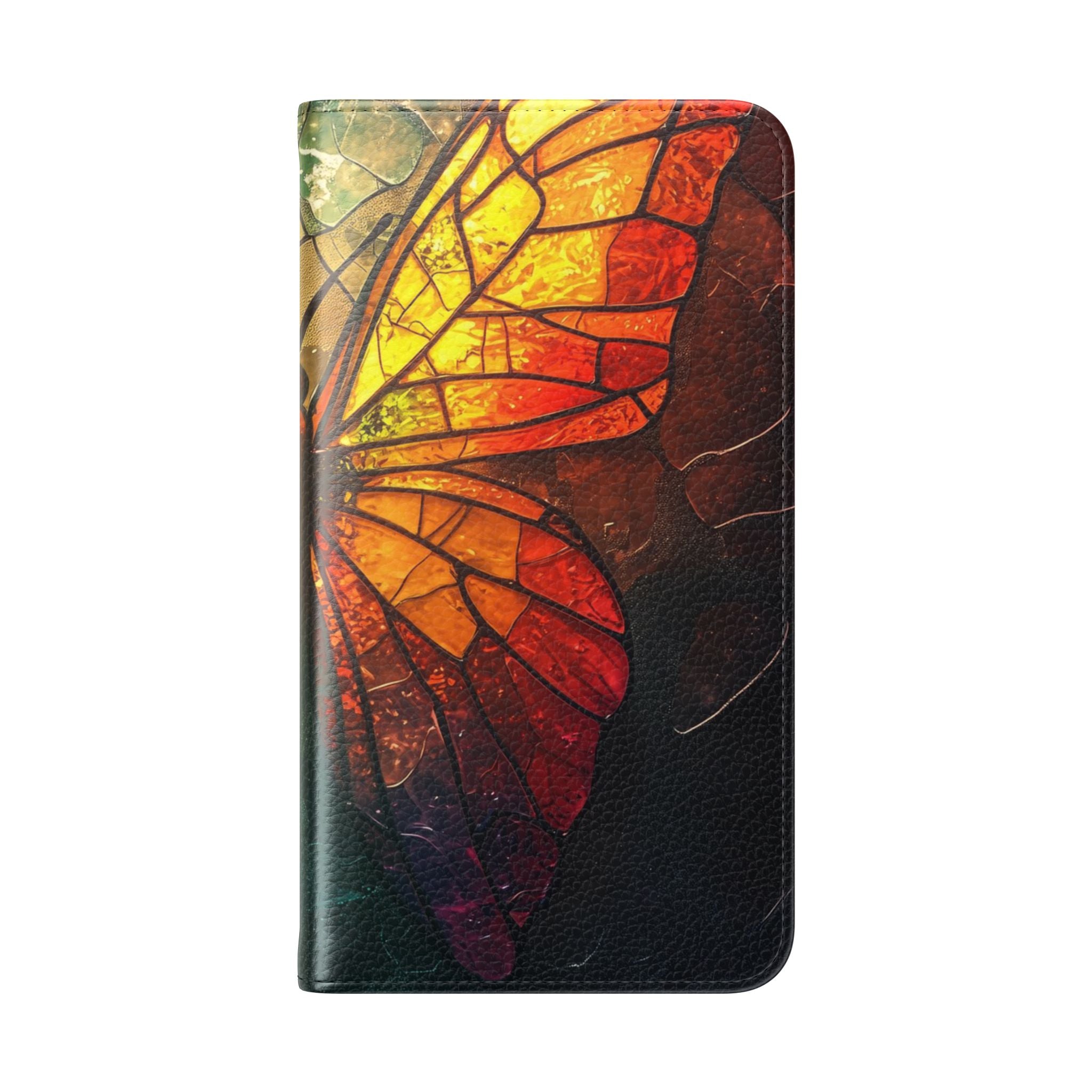 Stained Glass Butterfly - Samsung S23 Case - Wallet