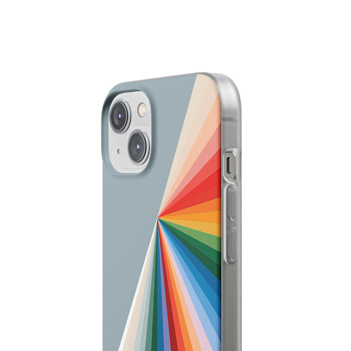 Grey Lite Phone Case for iPhone - Slate Prism Burst