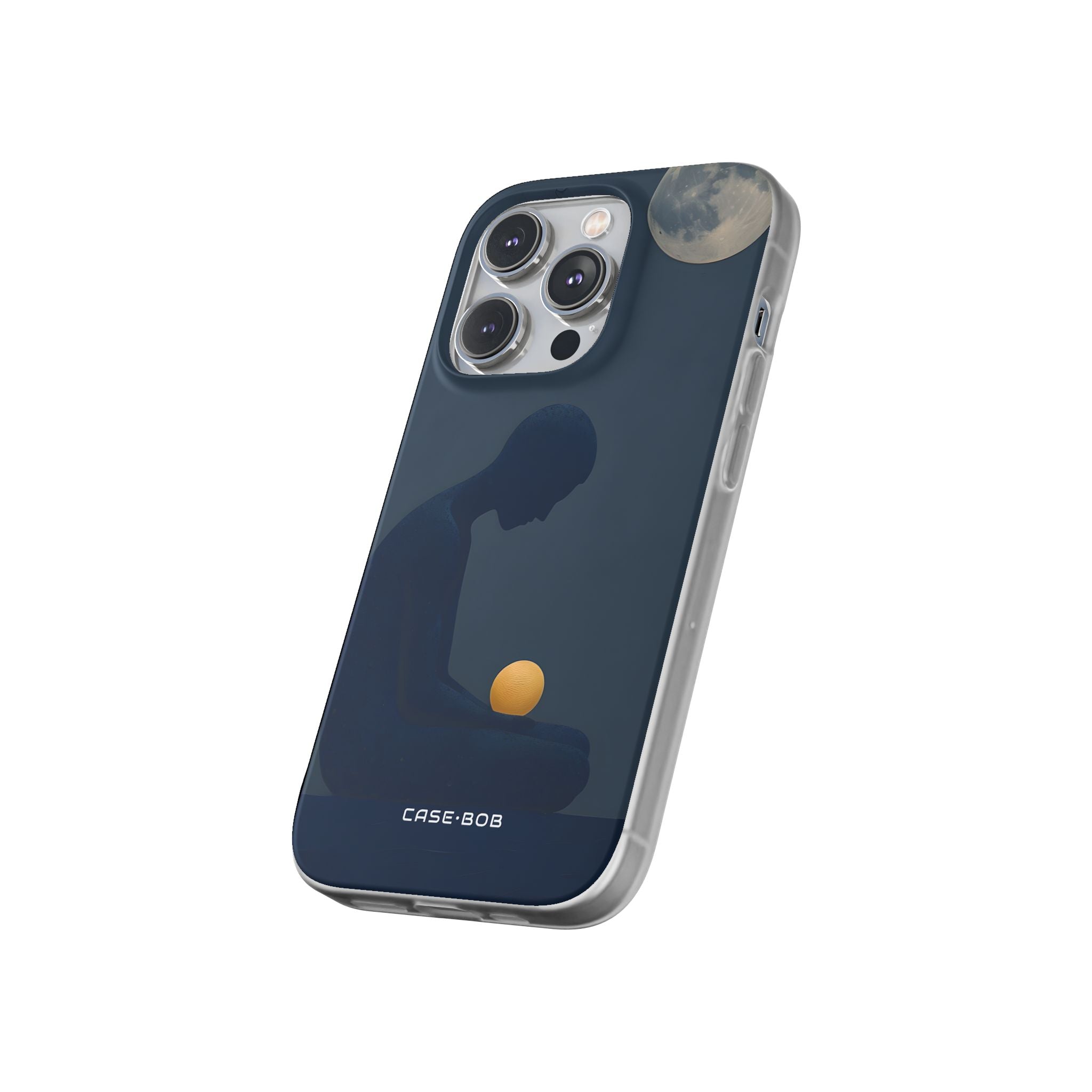 Moonlit Contemplation iPhone 14 Pro Case - Soft