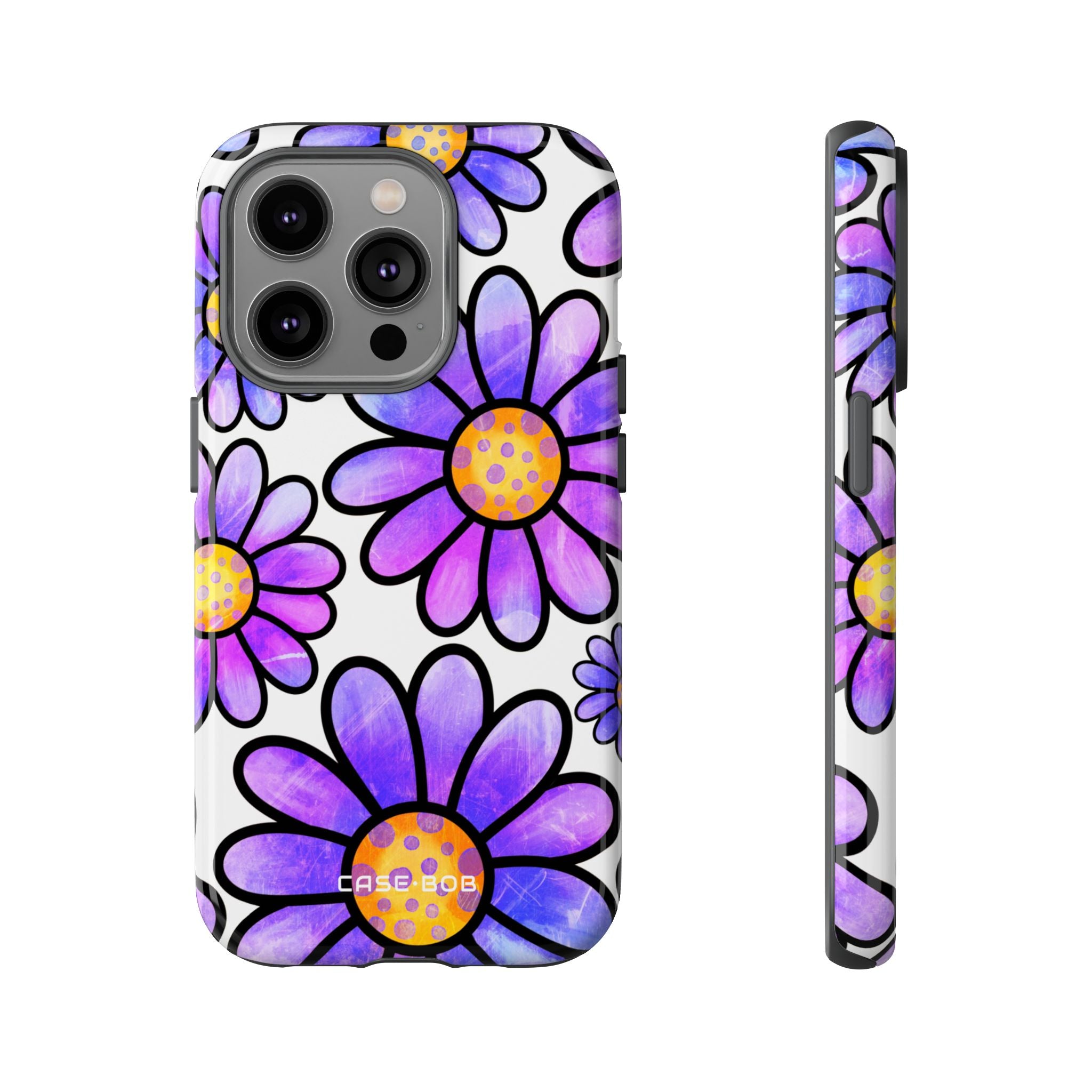Polka Dot Blooms iPhone 14 Pro Case - Tough