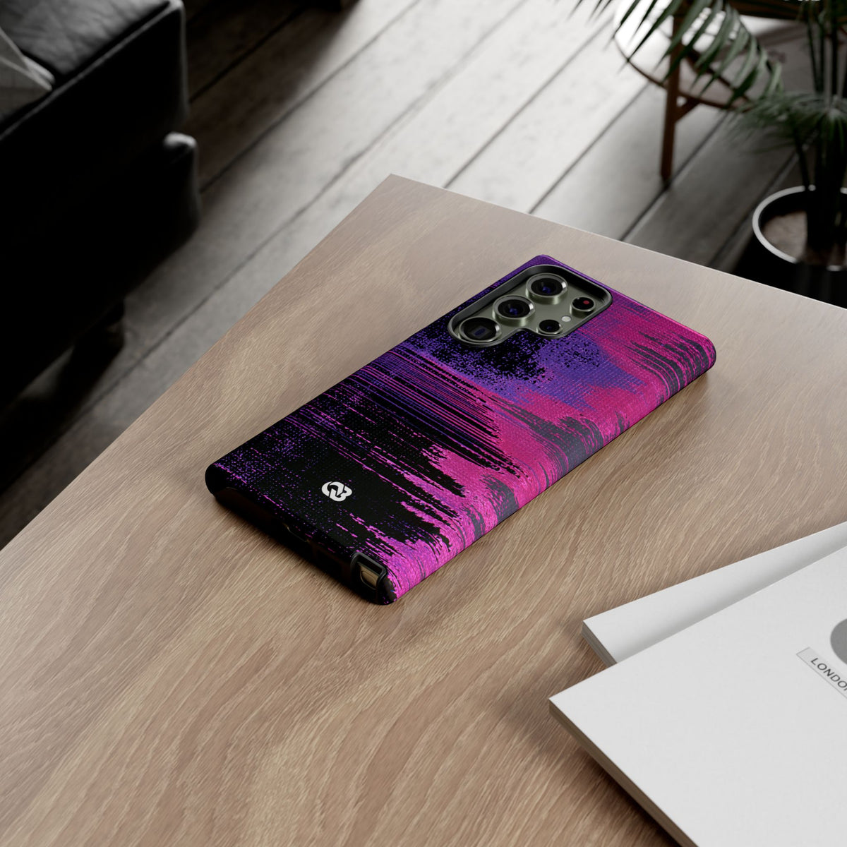 Neon Signal Shift · Tough Phone Case for Samsung · Purple