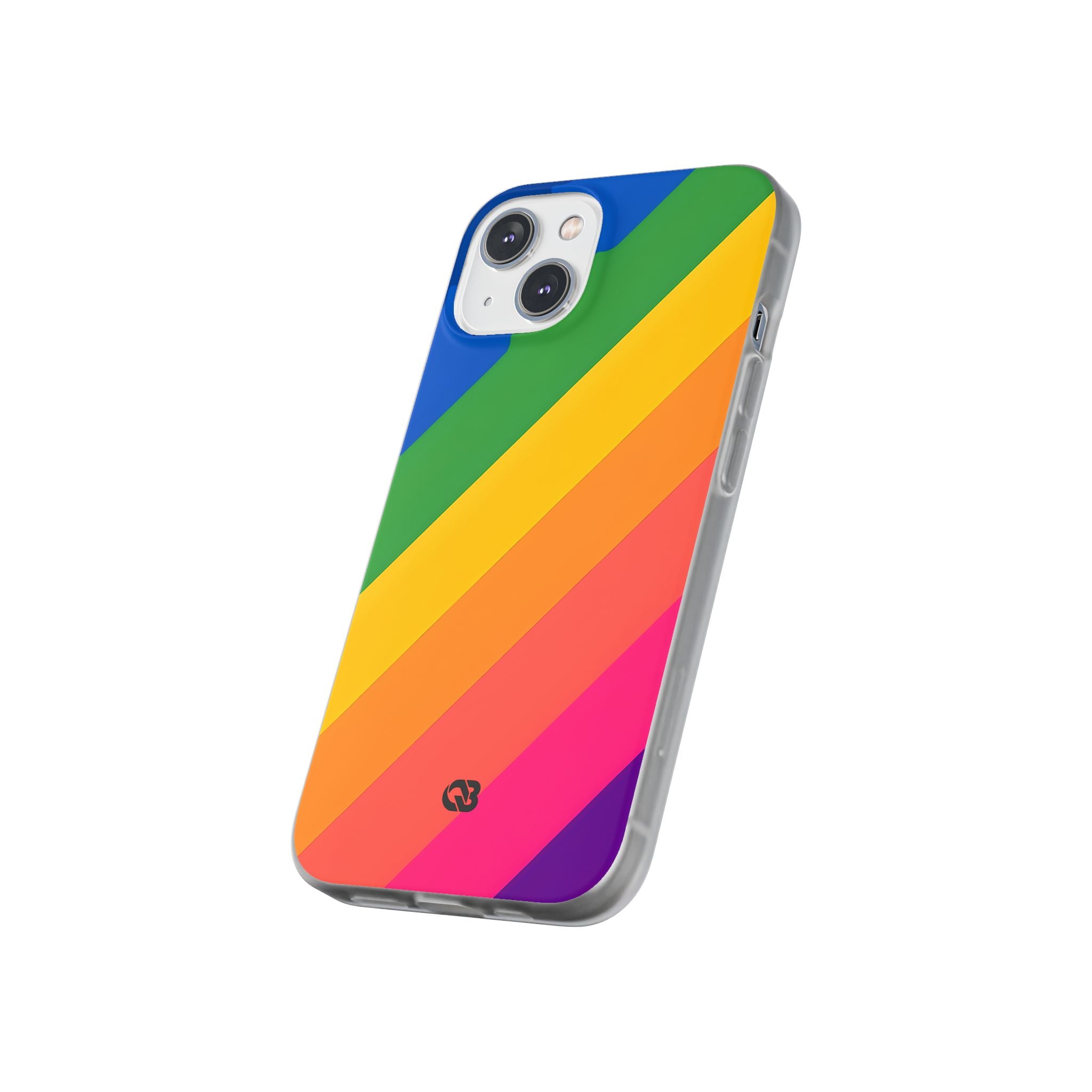 Vibrant Spectrum Slope · Soft Phone Case for iPhone