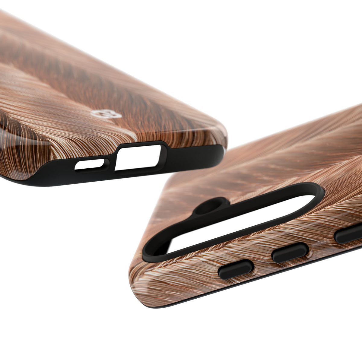 Rose Gold Weave · Tough Phone Case for Samsung · Brown