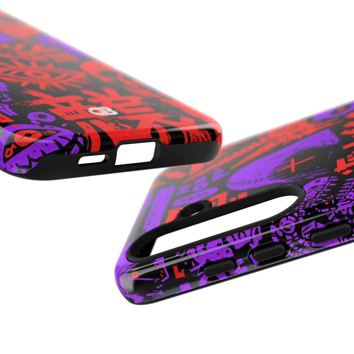Underground Cyber Glyphs · Tough Phone Case for Samsung · Black