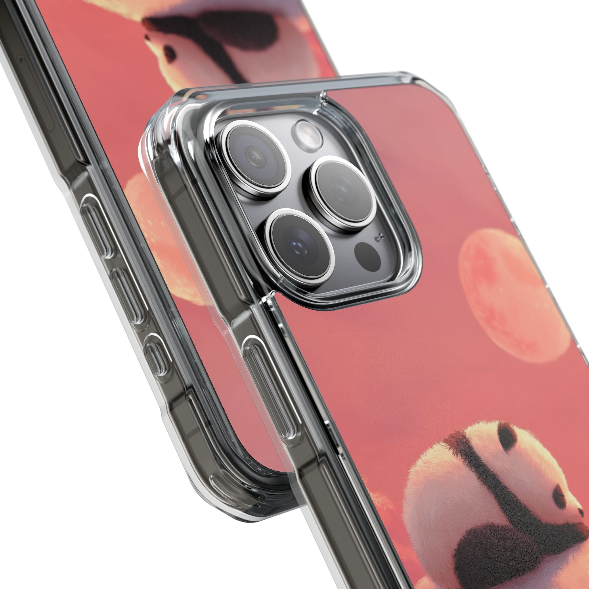 Rose Moon Panda · Impact Coque de téléphone pour iPhone · Magsafe