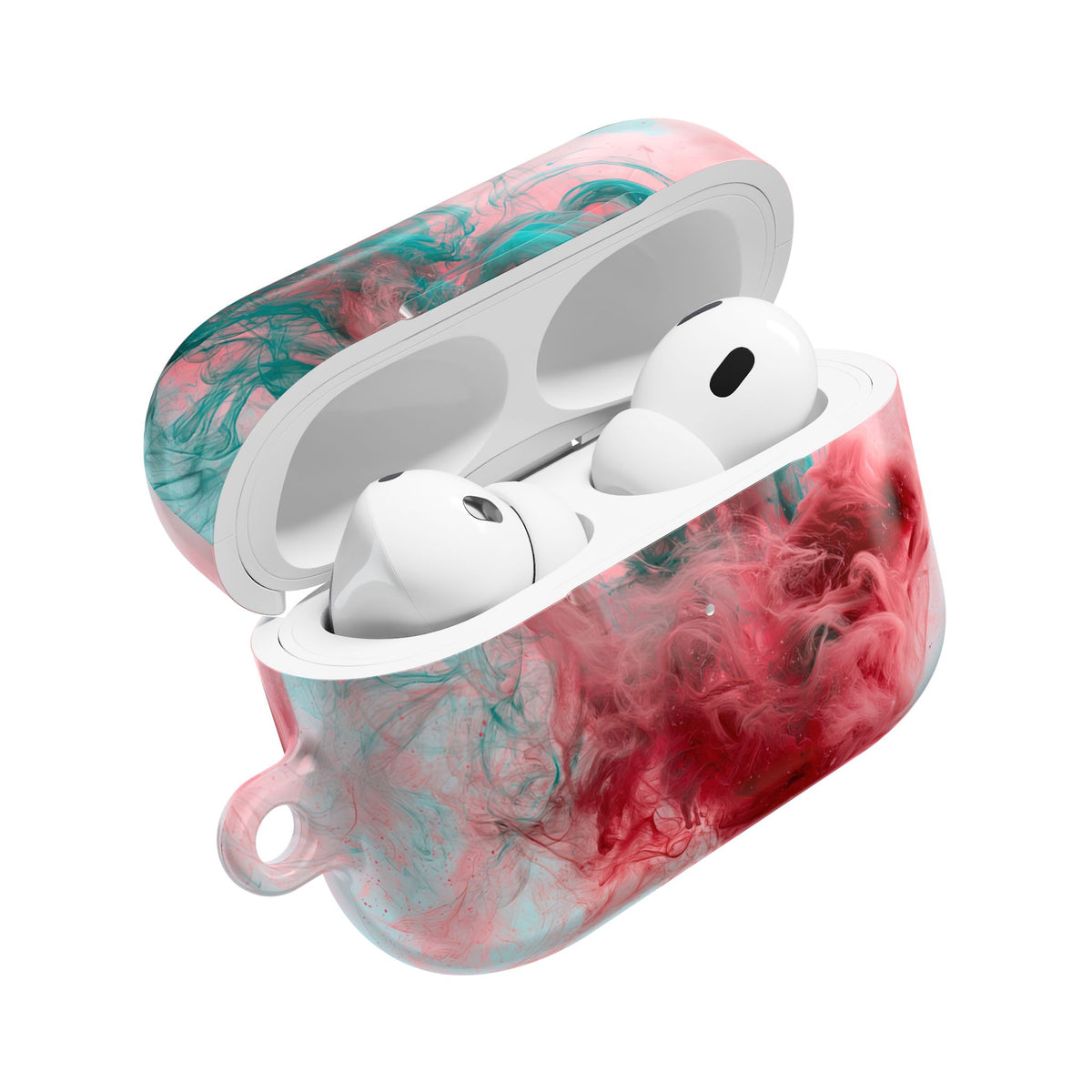 Sonic Bloom · Hard Case for AirPods & AirPods Pro · Red