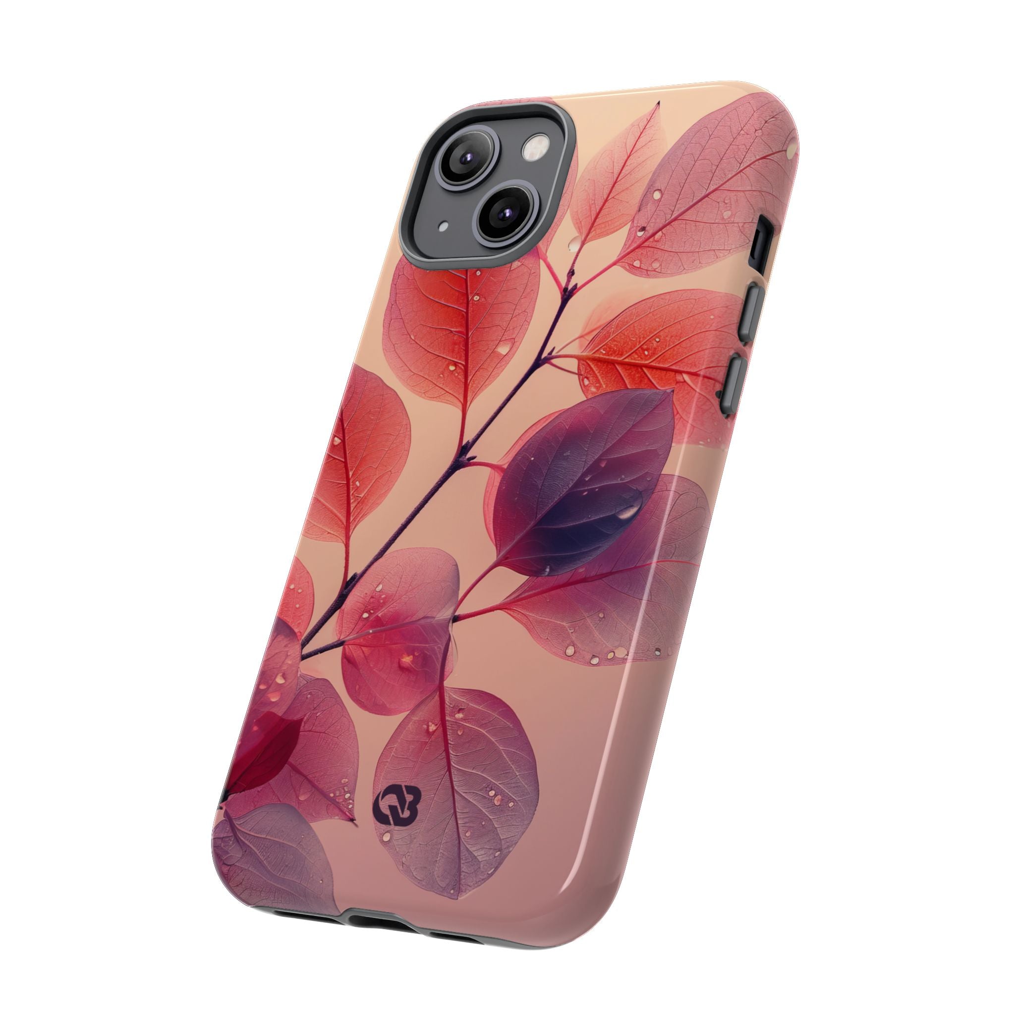 Dewy Magenta Foliage · Tough Phone Case for iPhone