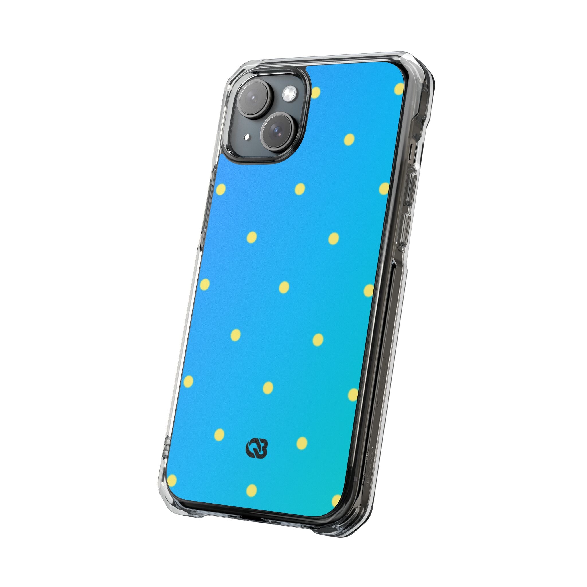 Cyan Sun Dots · Impact Θήκη για iPhone · Magsafe