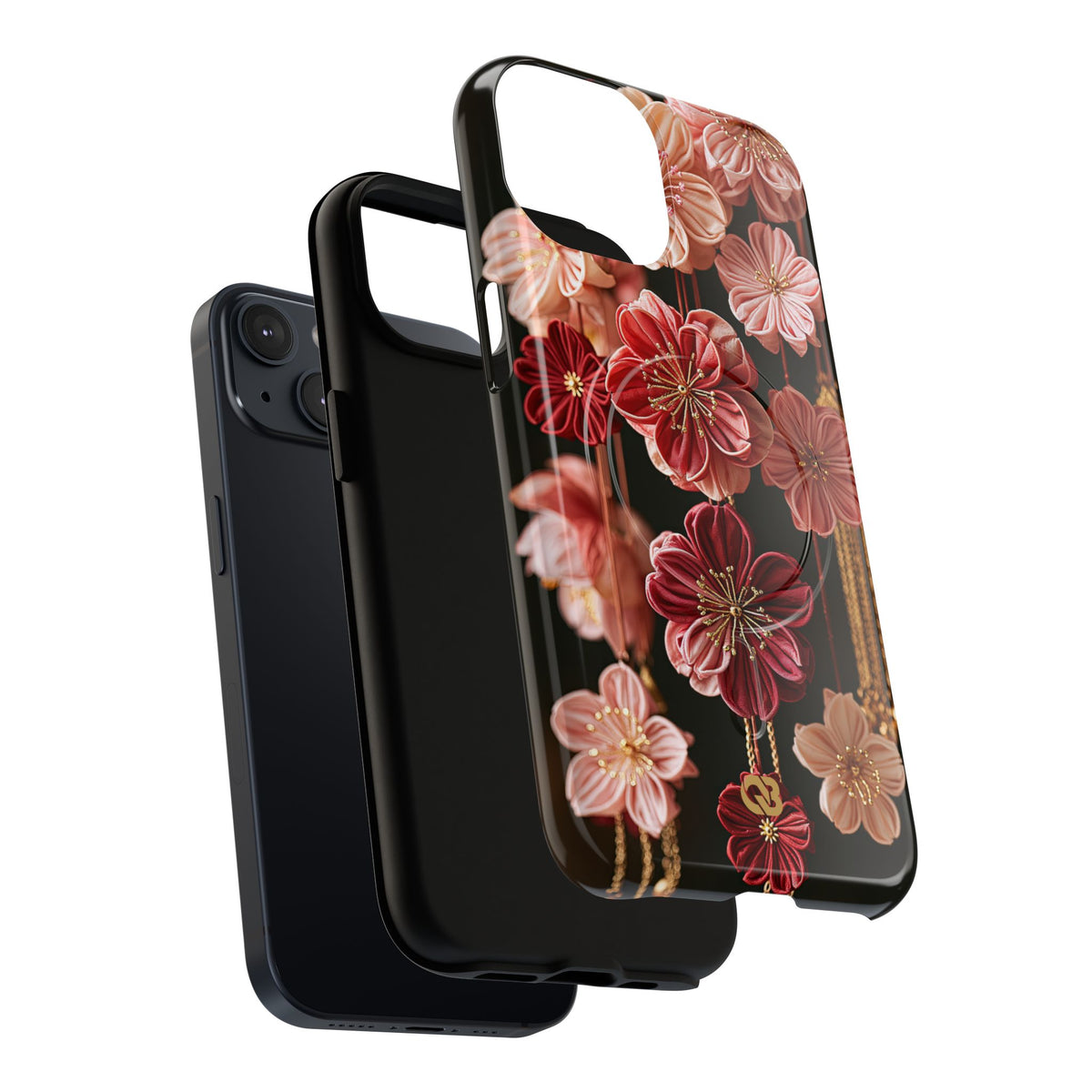Silk Blossom Kanzashi · Tough 2.0 Magnetic Phone Case for iPhone · Pink