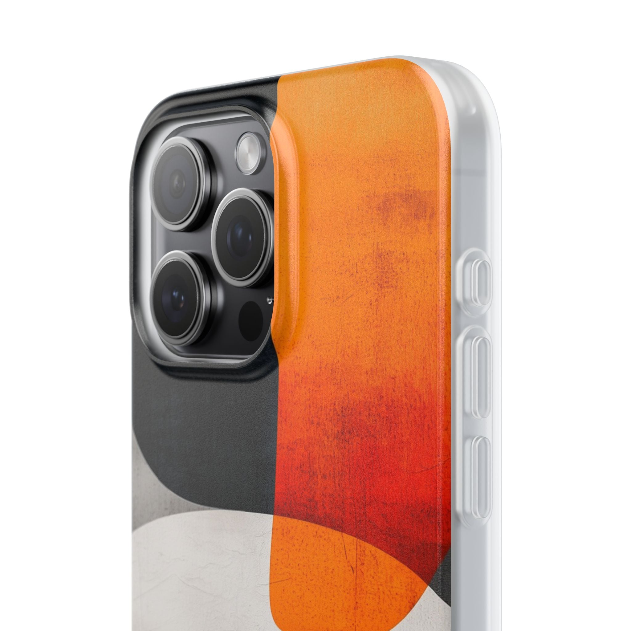 Burnt Amber Flow · Soft Phone Case for iPhone