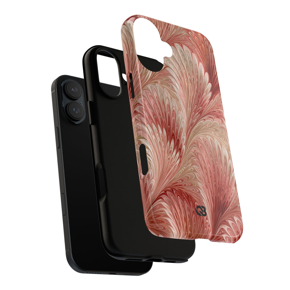 Blush Petal Plume · Tough Phone Case for iPhone · Pink
