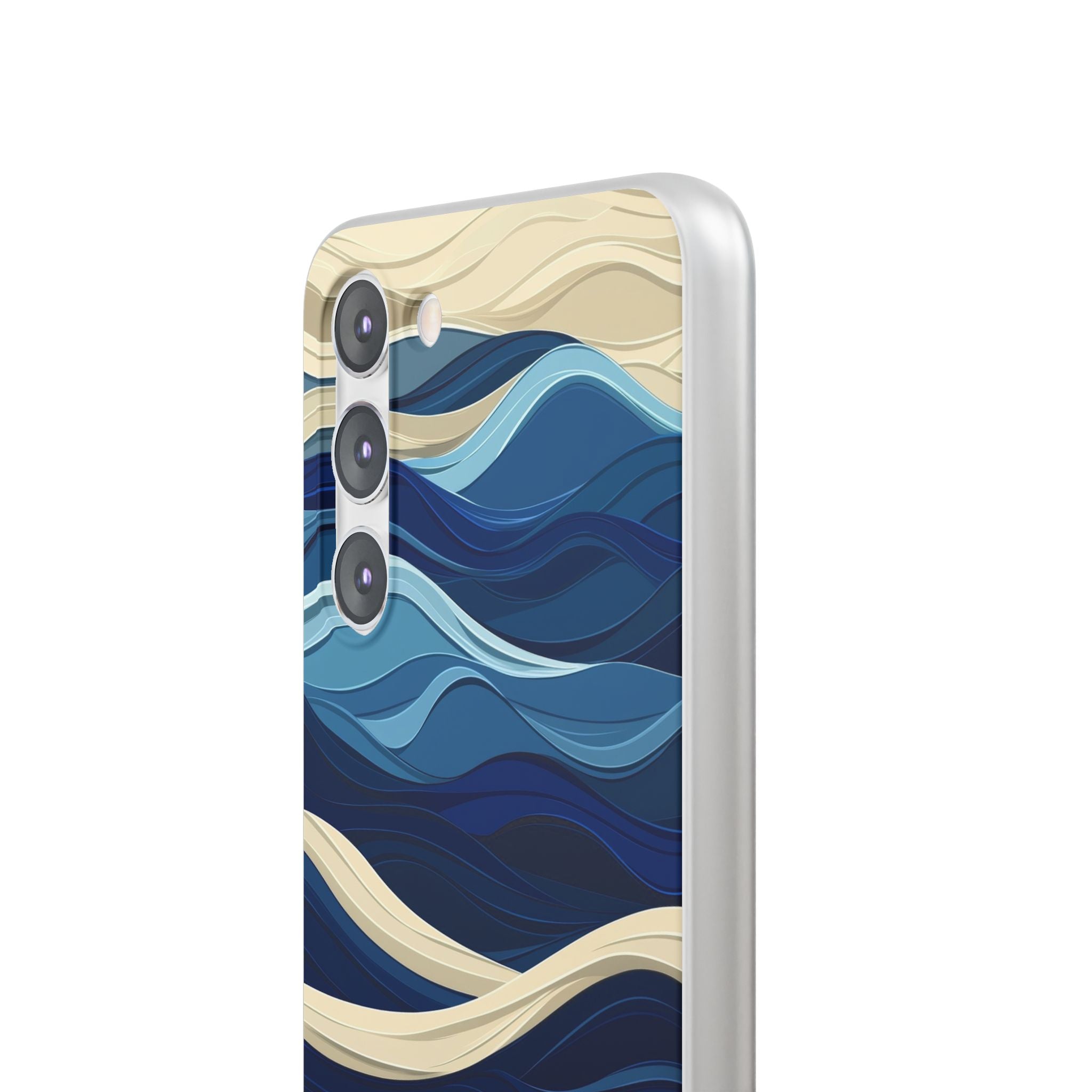 Cobalt Coast Layers · Soft Custodia per Samsung