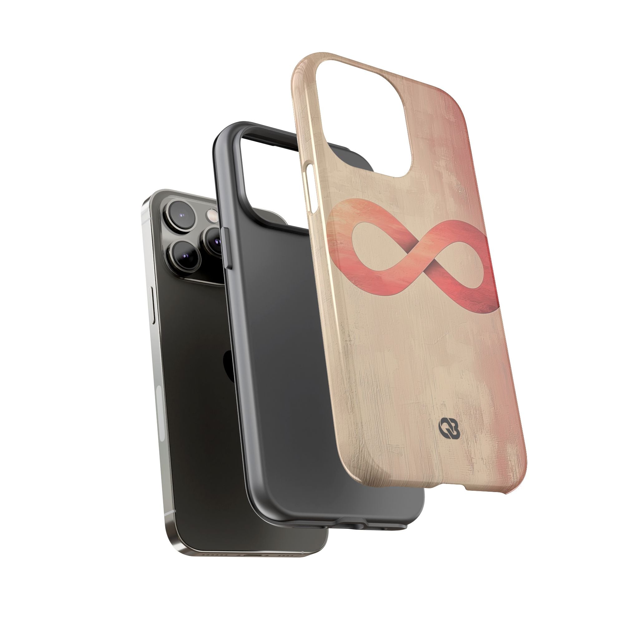 Terracotta Infinity Stroke · Tough Phone Case for iPhone