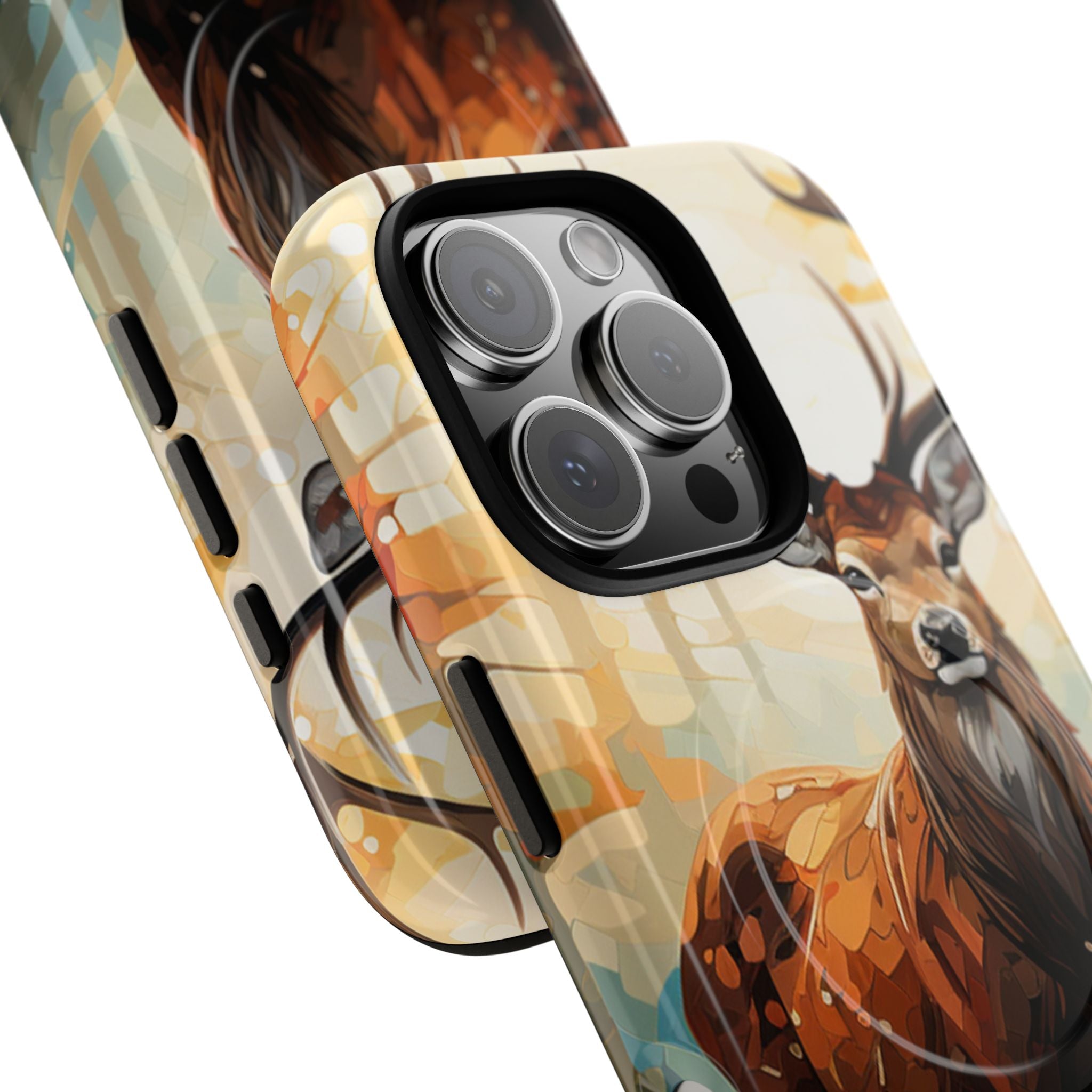 Glowing Stag iPhone 16 Pro Case - Tough+ - CASE•BOB