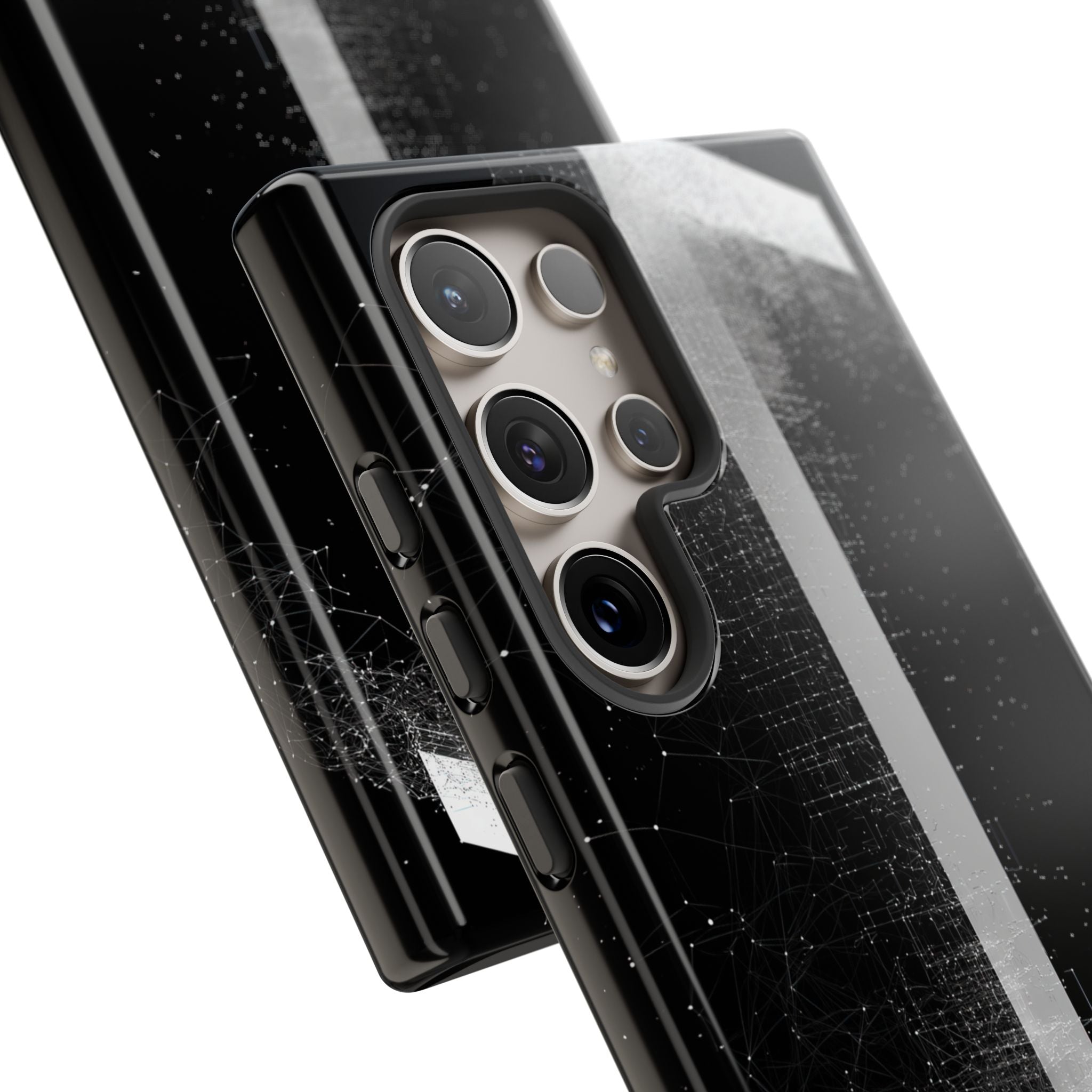 Black Tough Phone Case for Samsung - Vector Core Monolith