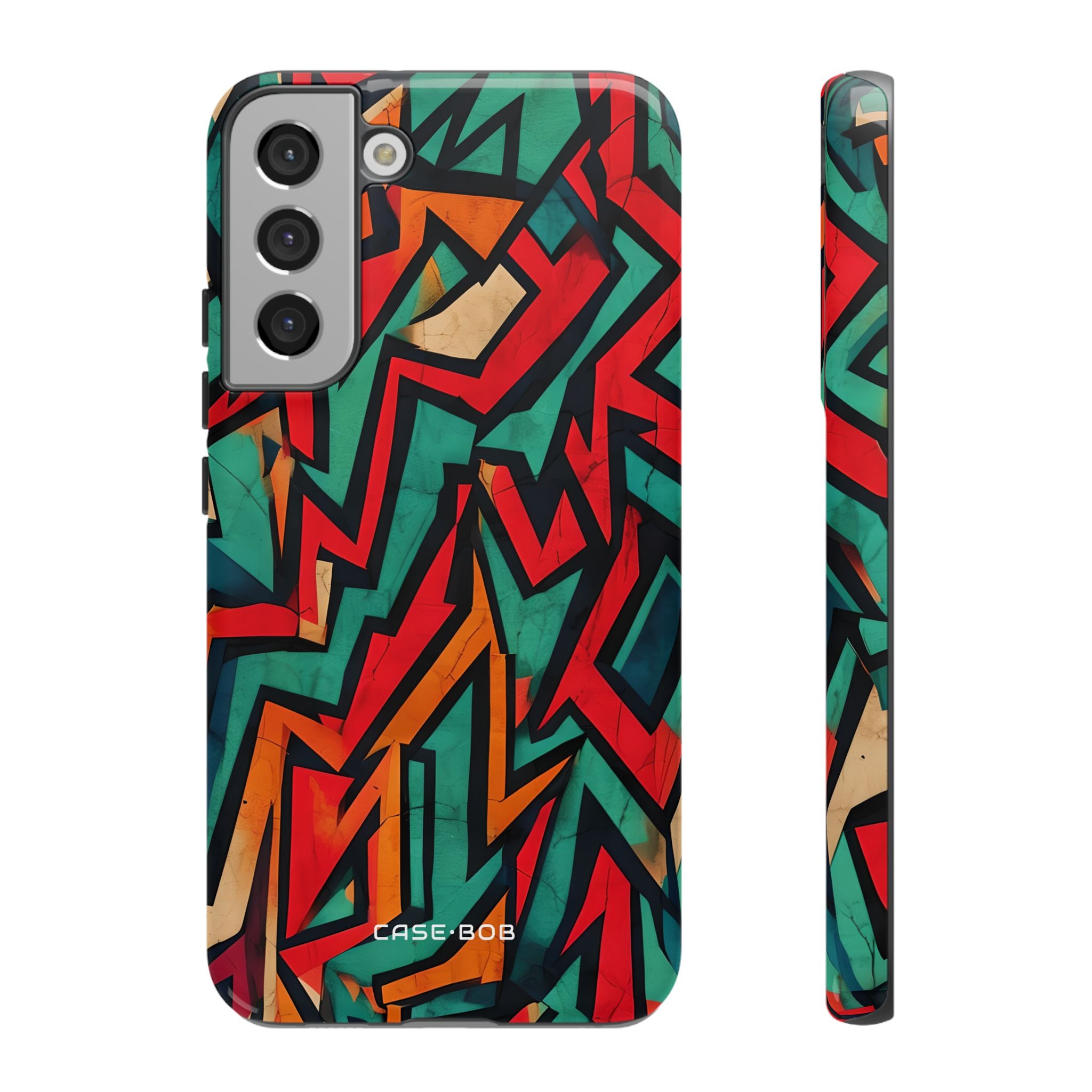 Crimson Zickzack Samsung S22 Plus Case - Tough