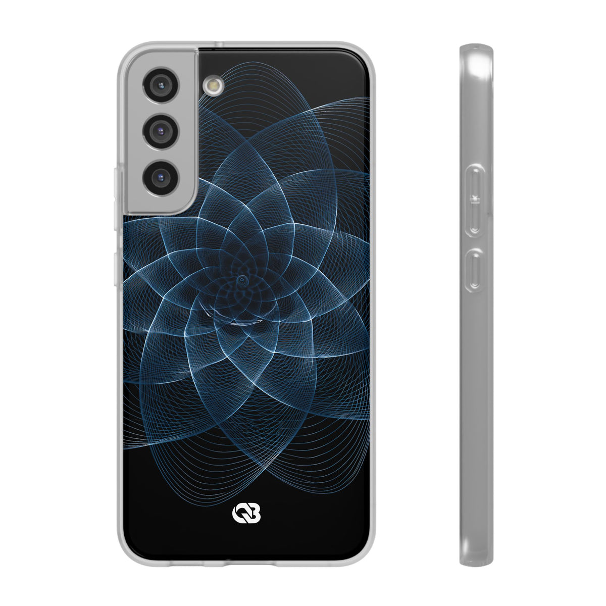 Blue Lite Phone Case for Samsung - Cobalt Geometric Bloom
