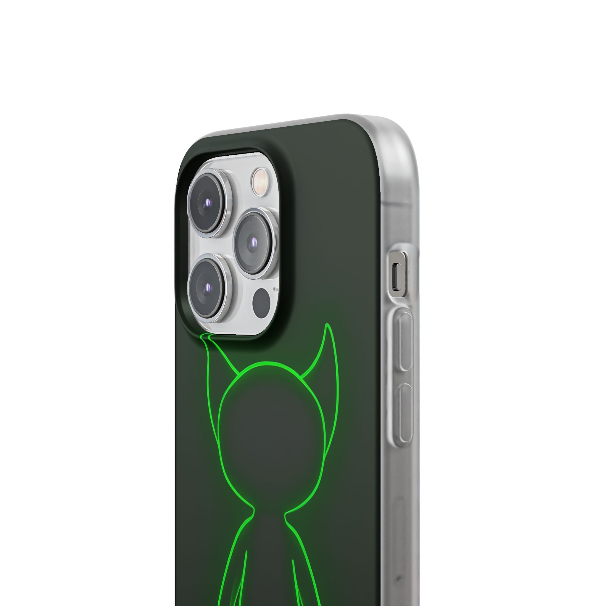 Neon Horned Glow iPhone 14 Pro Case - Soft