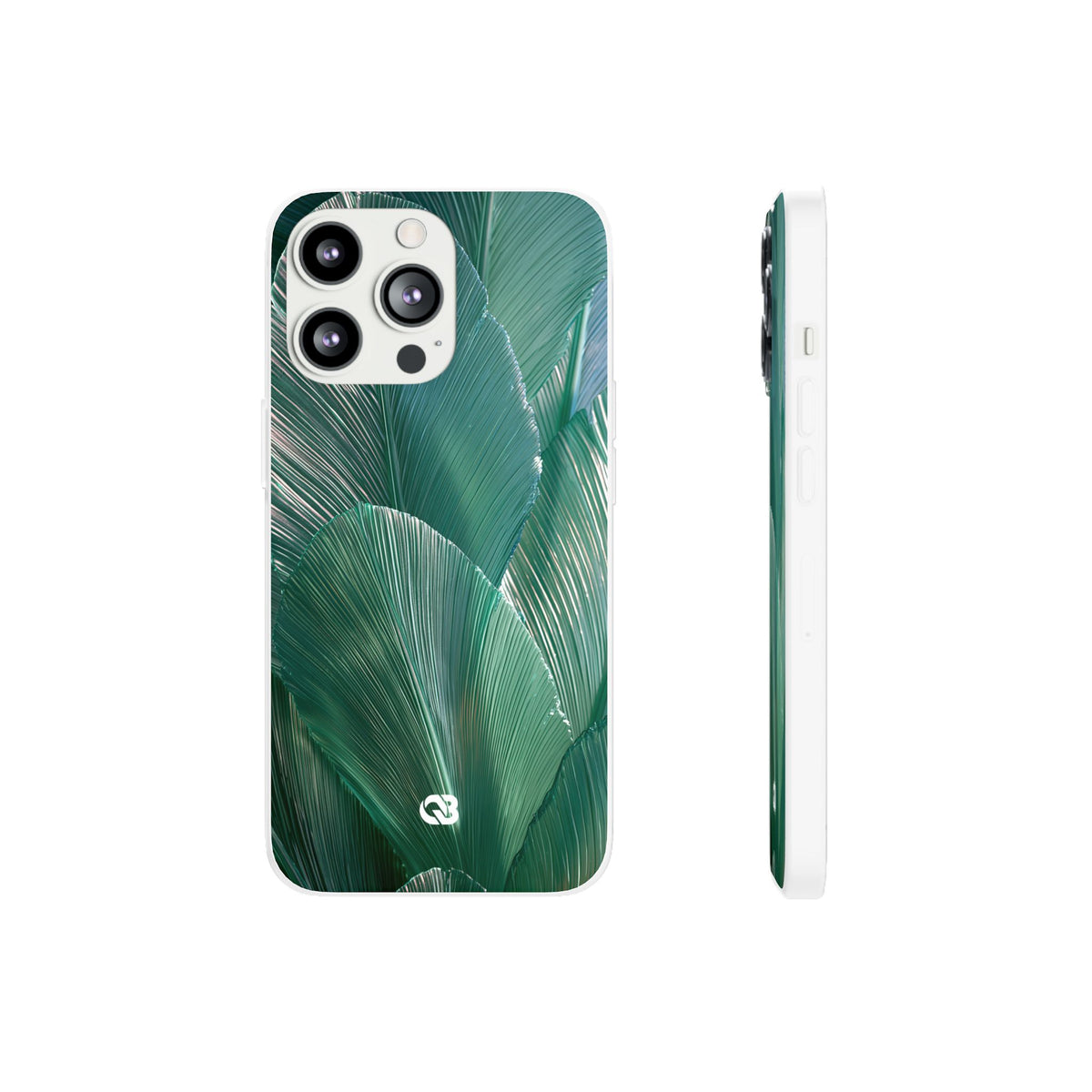 Translucent Fan Palm · Lite Phone Case for iPhone · Teal