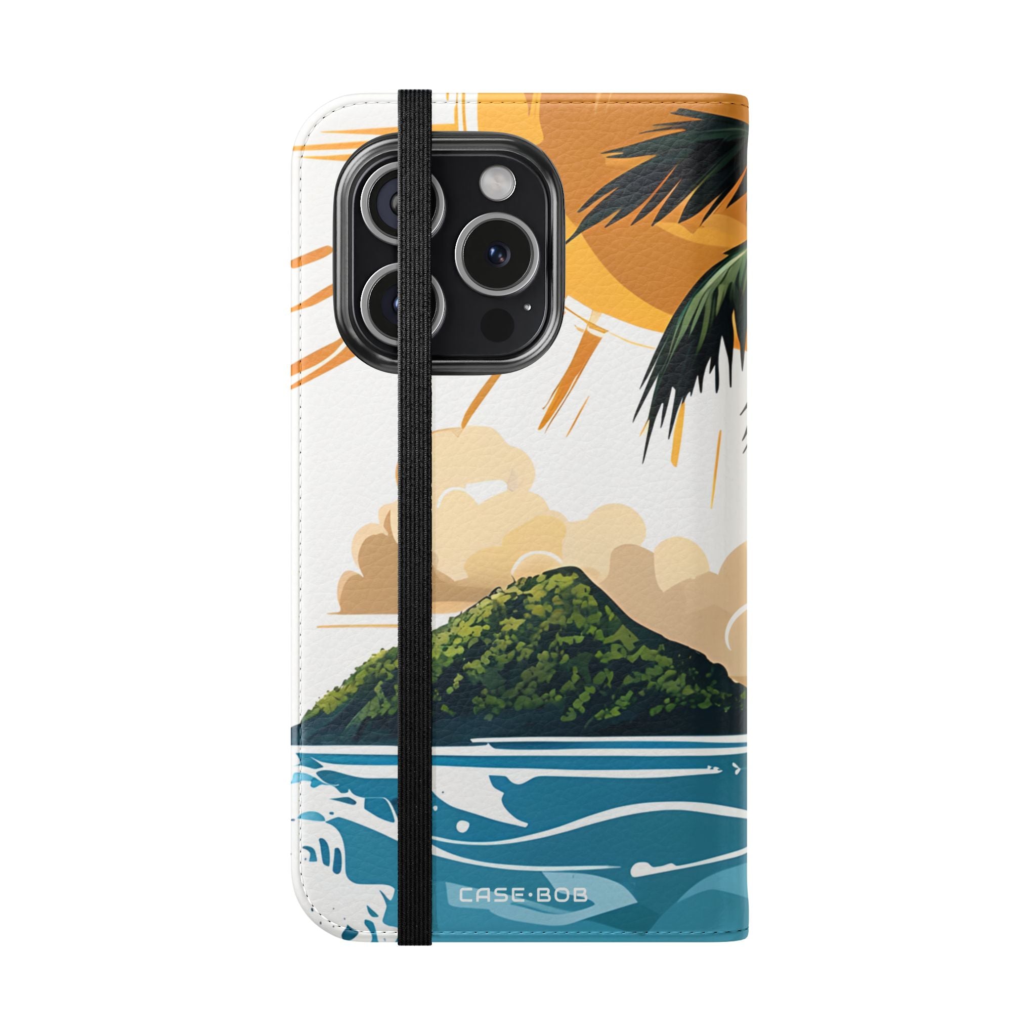 Palm Sunscape - iPhone 15 Pro Case - Wallet