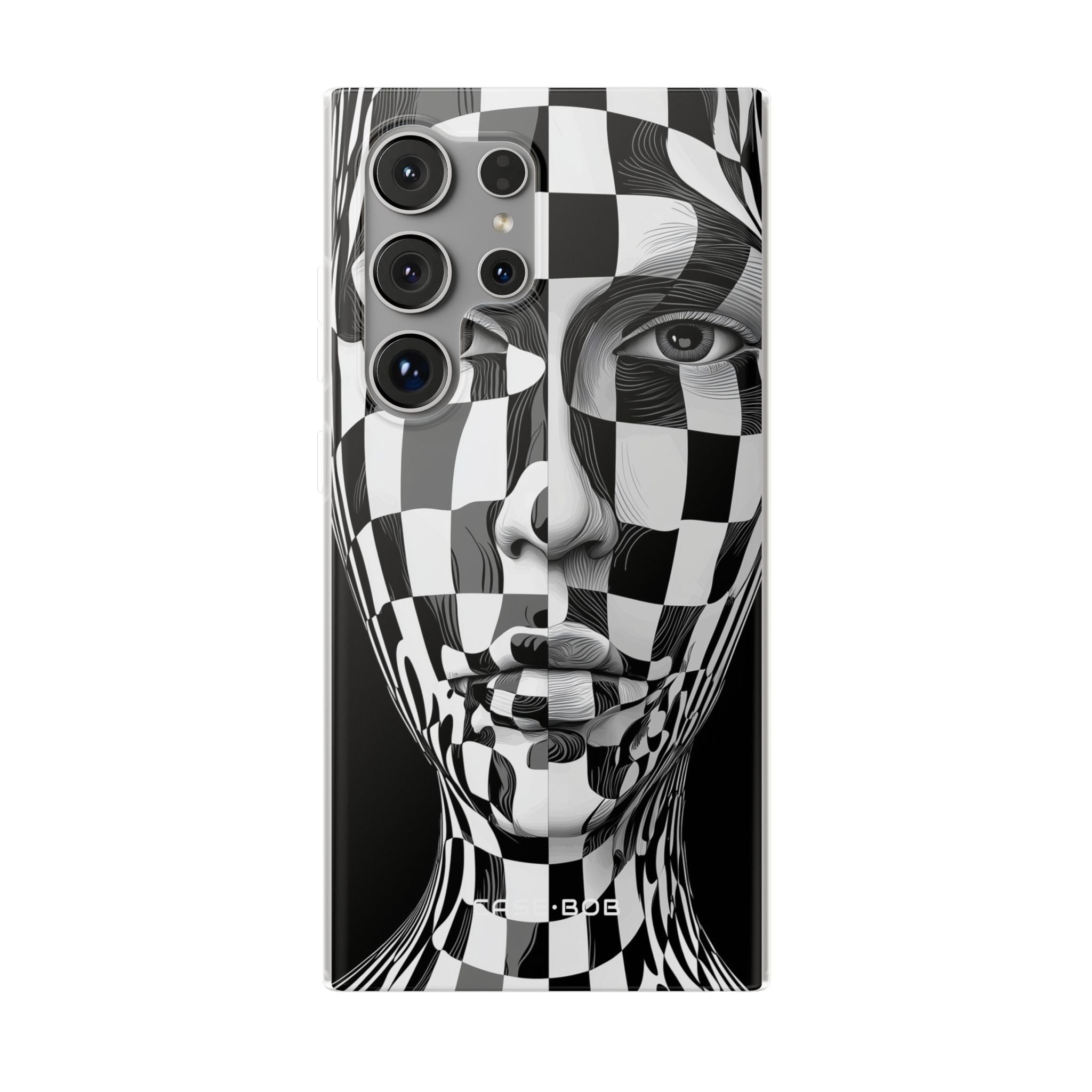 Checkered Face Samsung S24 Ultra Case - Soft