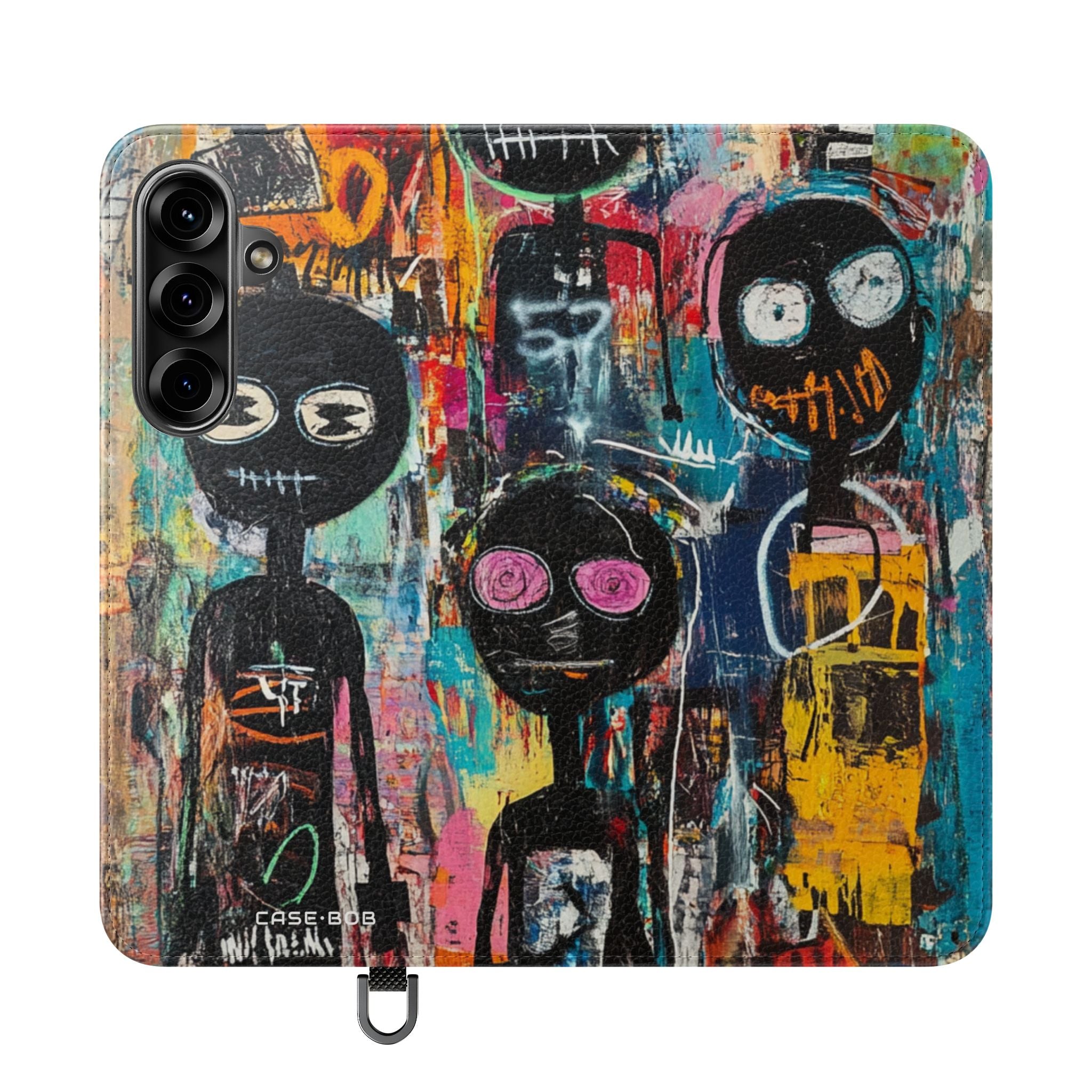 Wide-Eyed Faces - Samsung S25+ Case - Wallet