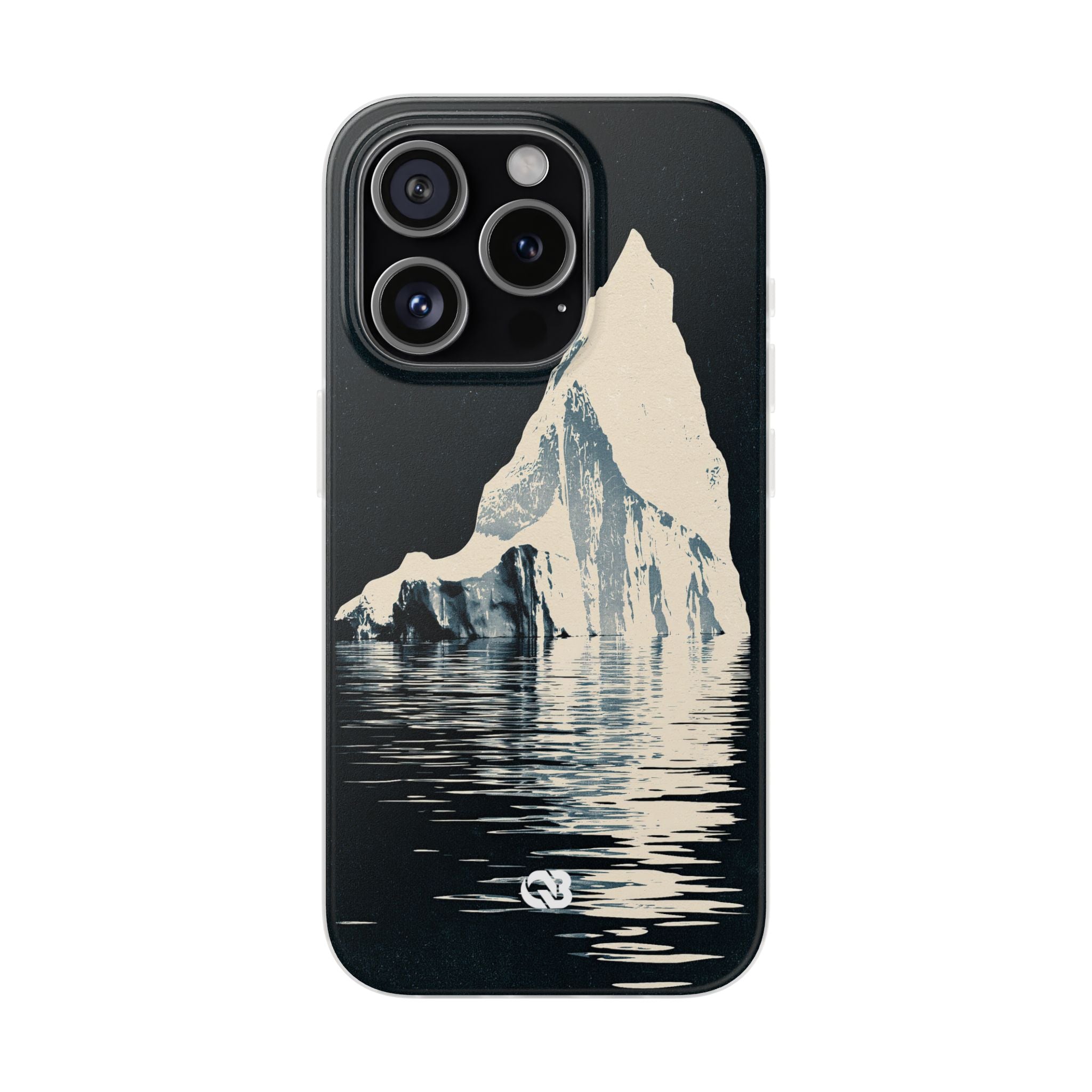 Blue Lite Phone Case for iPhone - Frozen Navy Monolith