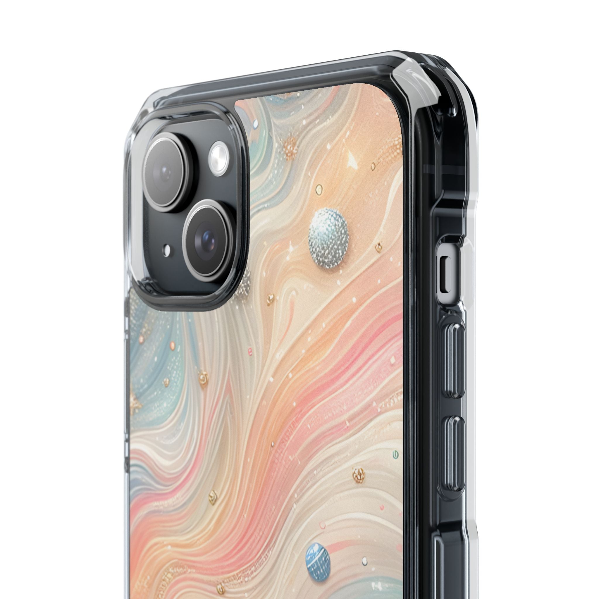 Iridescente Wervelingen iPhone 15 Plus Case - Impact
