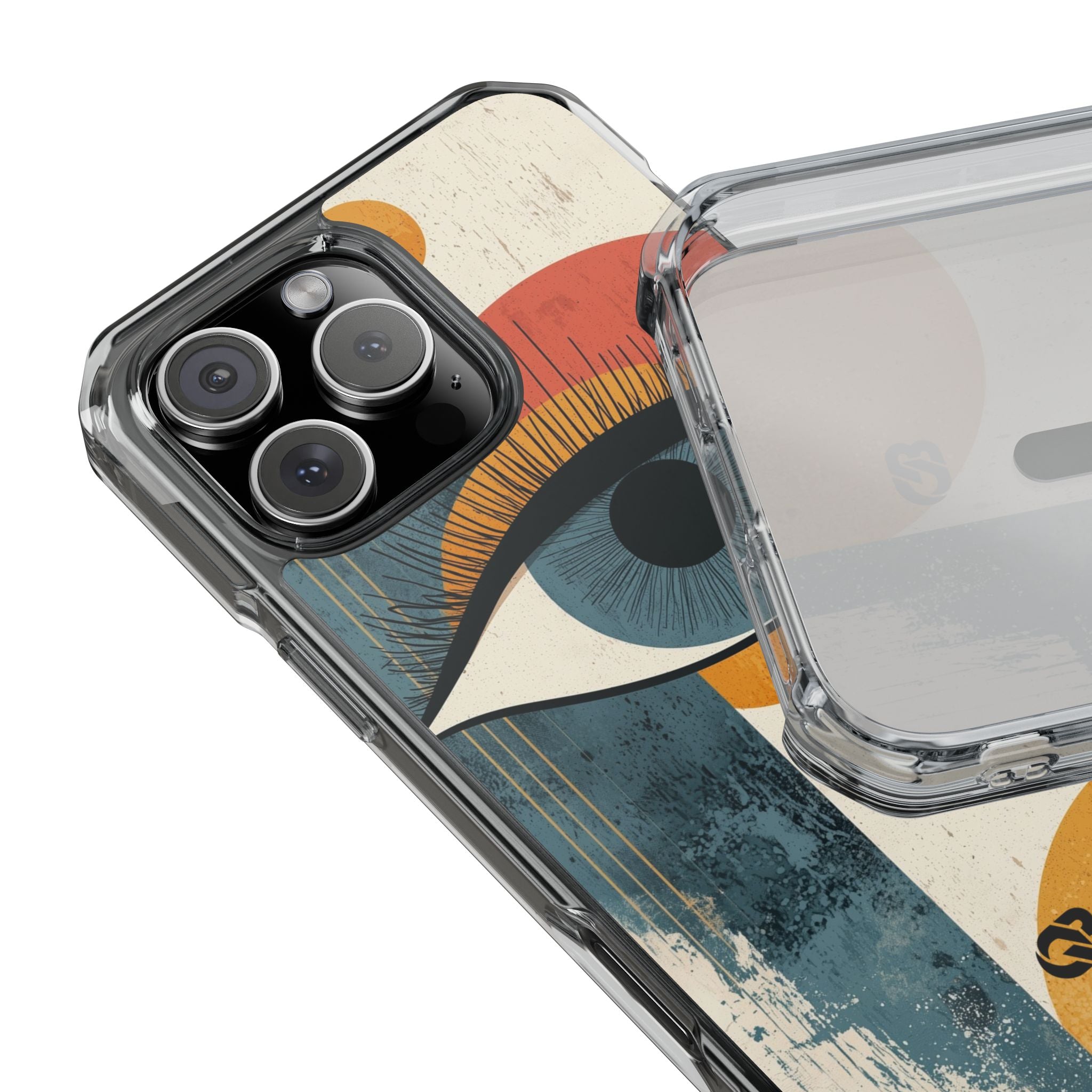 Distressed Azure Ocular · Impact Phone Case for iPhone · Magsafe