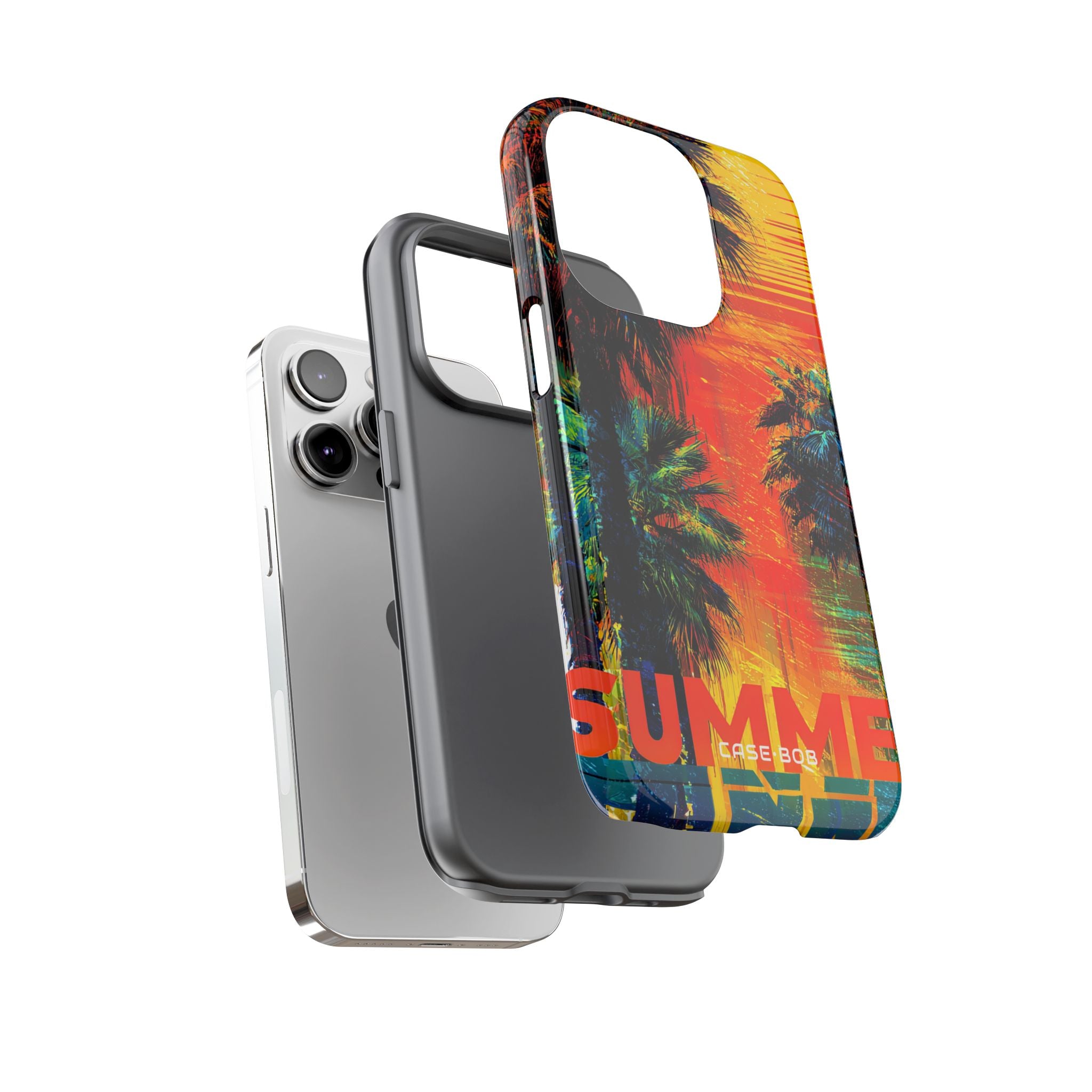 Tropischer Sonnenstrahl iPhone 14 Pro Case - Tough
