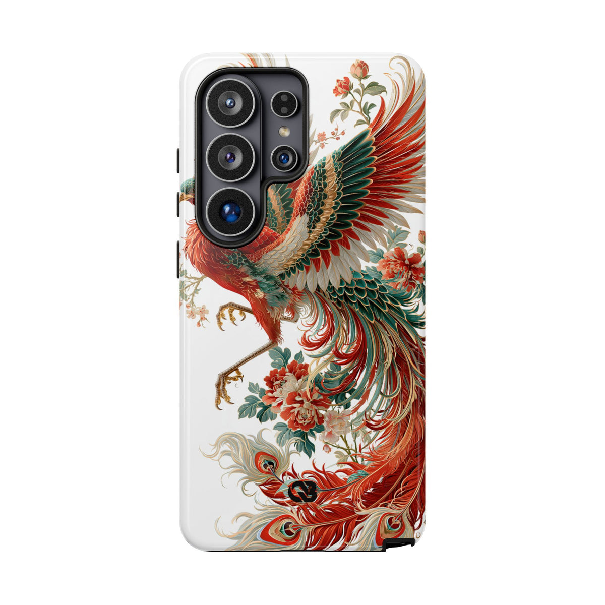 Vermilion Imperial Phoenix · Tough Phone Case for Samsung · Red