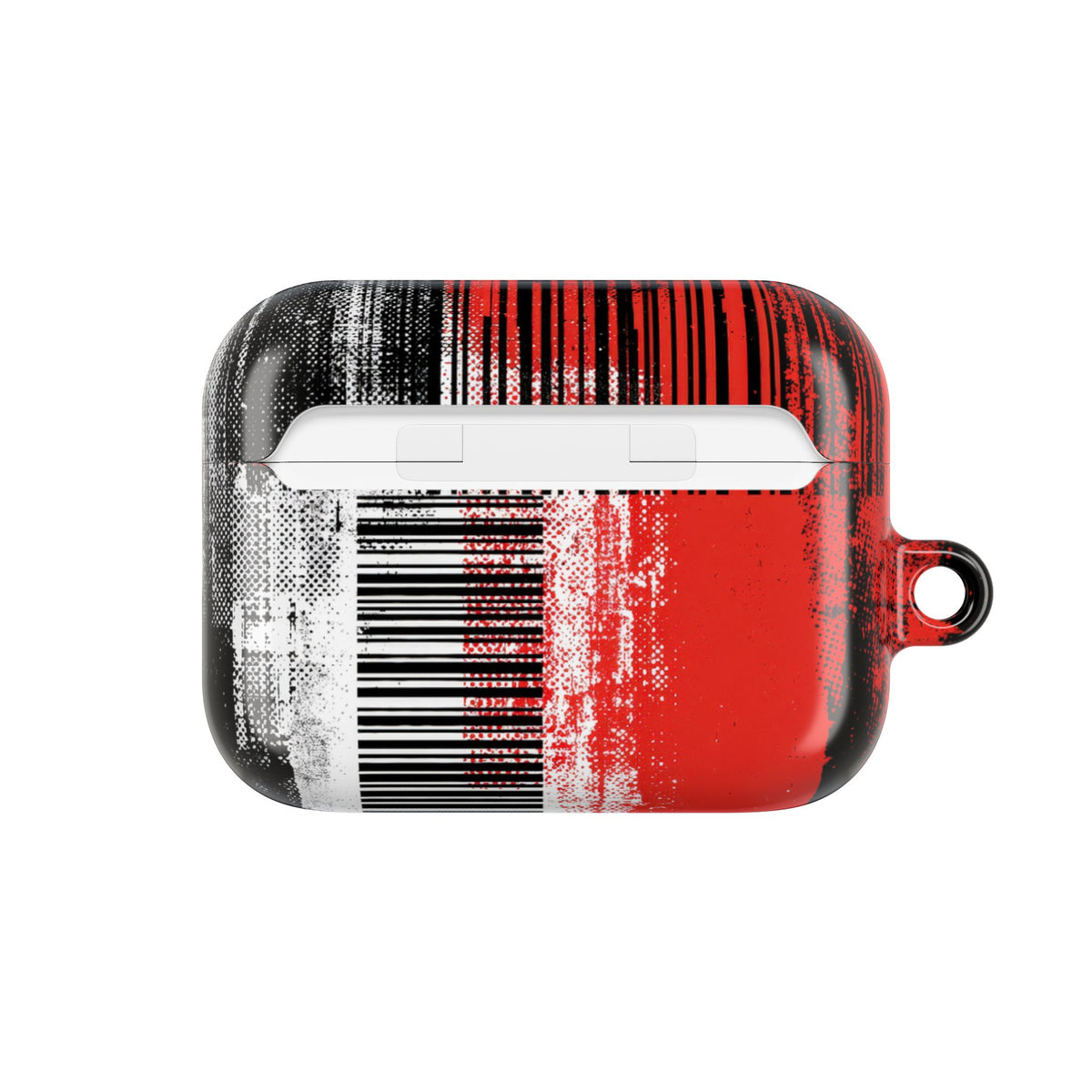 Distorted Barcode · Hard Case for AirPods & AirPods Pro · Black