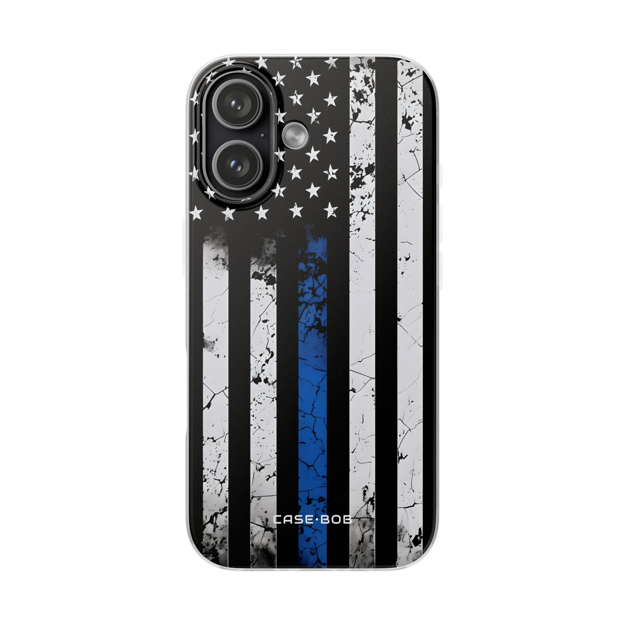Blue Stripe Flag iPhone 17 Case - Soft - CASE•BOB
