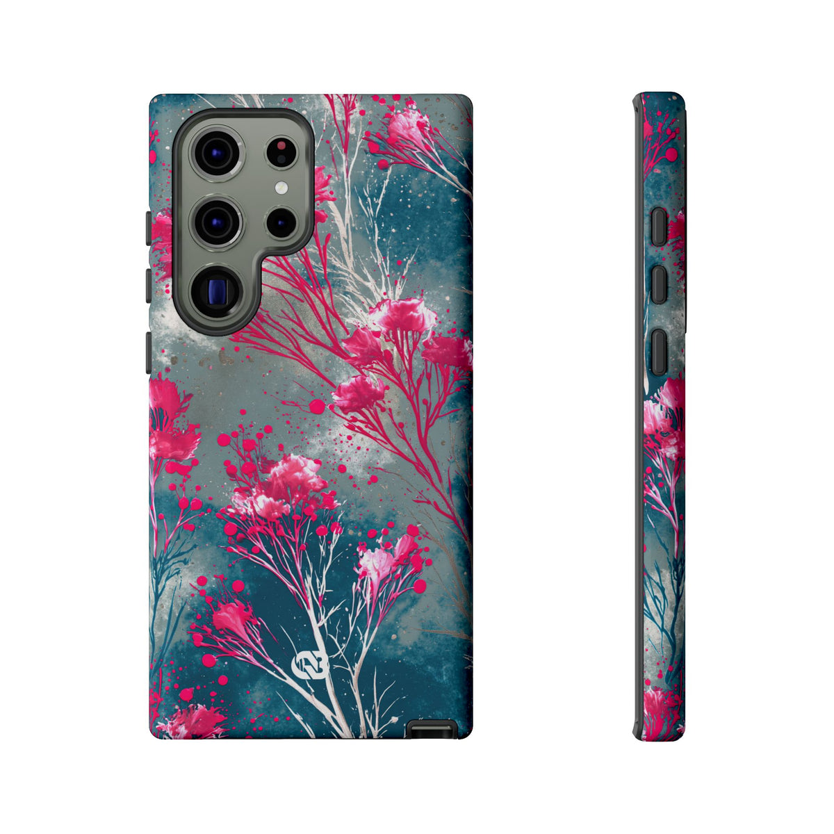 Cyber Blossom · Tough Phone Case for Samsung · Teal
