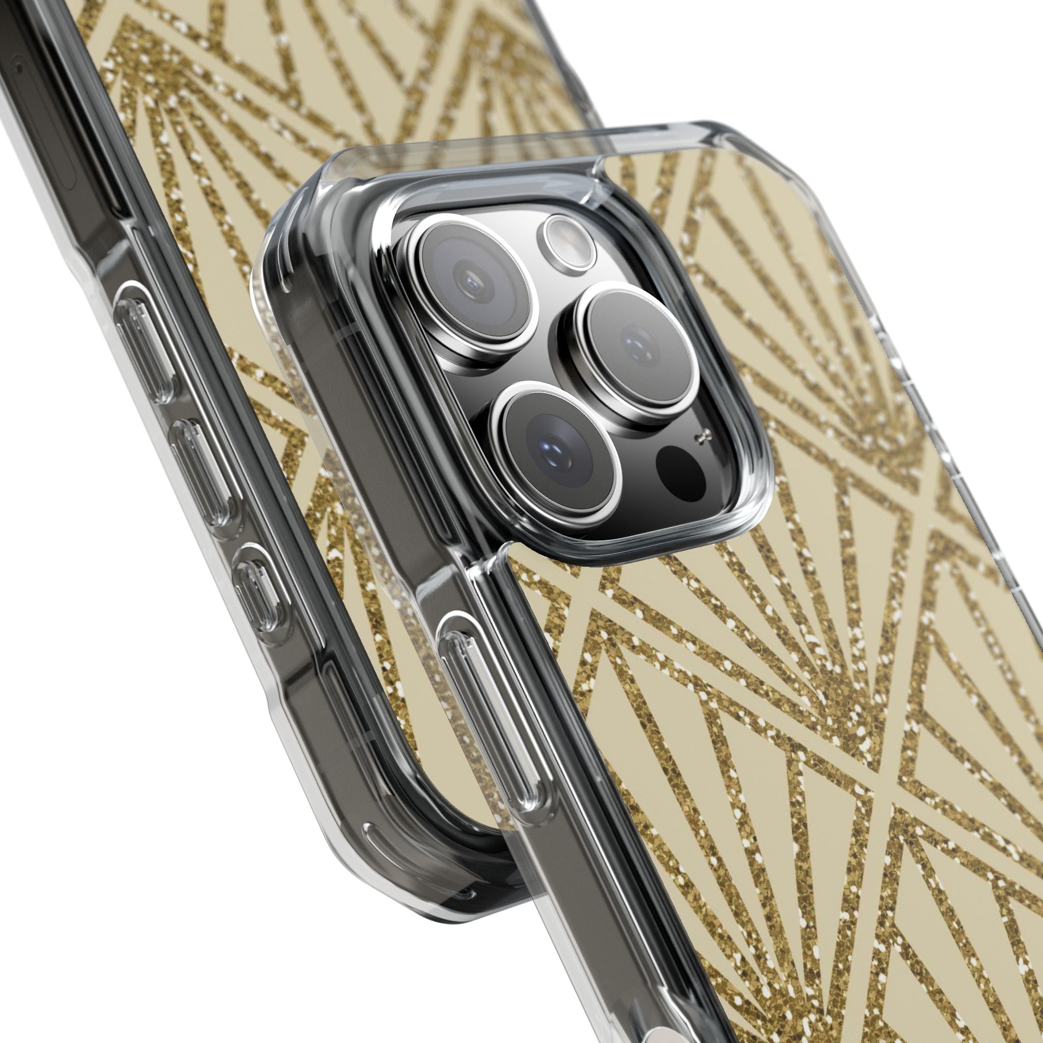 Gold Diamant Strahlen iPhone 16 Pro Case - Impact