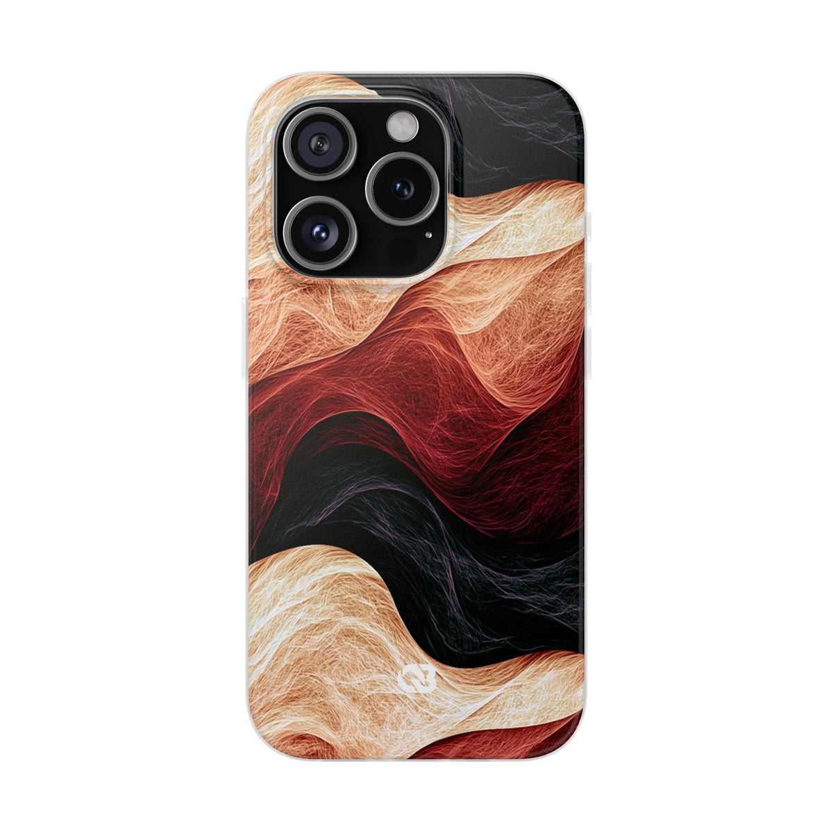 Ember Wave Dispersion · Lite Phone Case for iPhone · Red