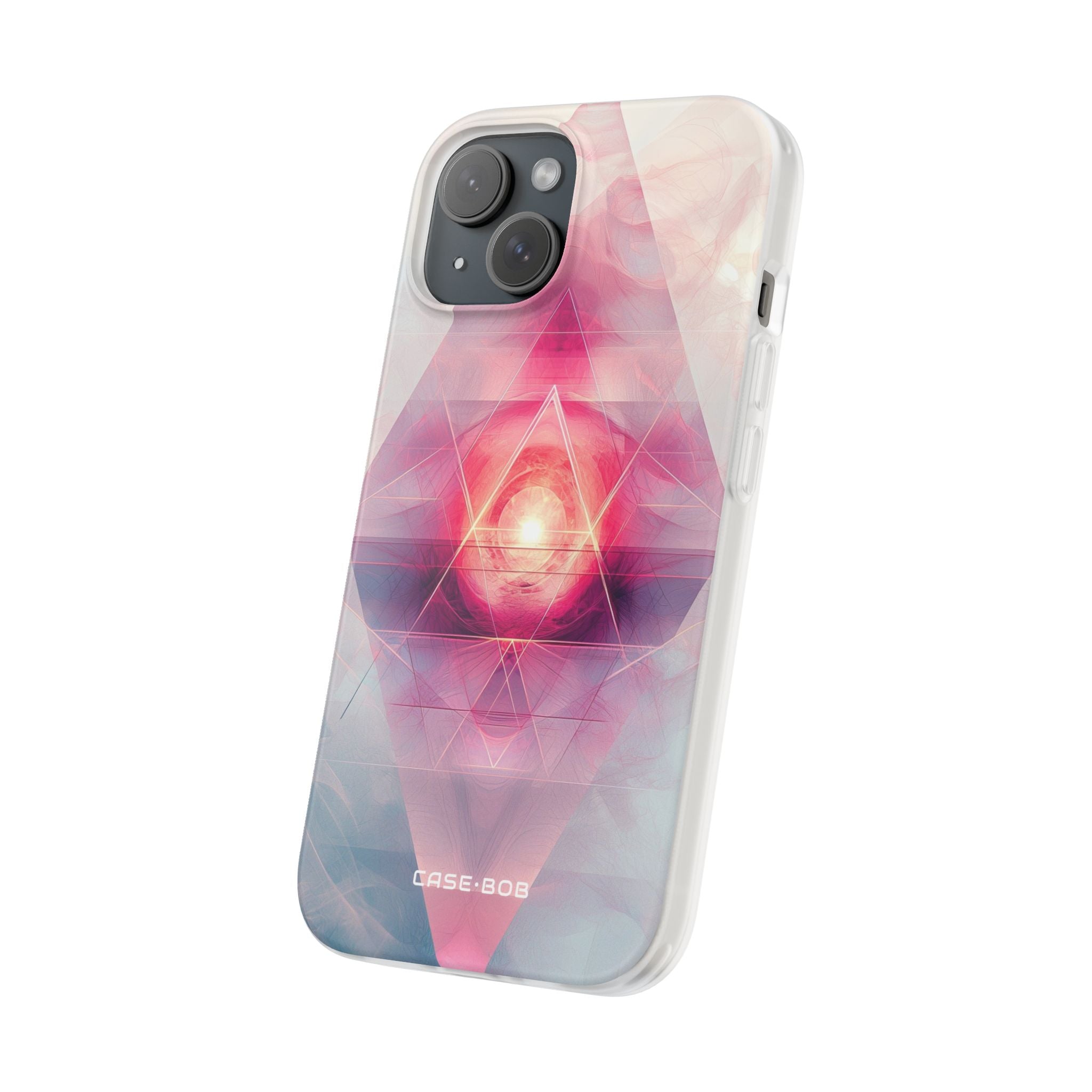 Diamond Glow iPhone 15 Skal - Mjuk
