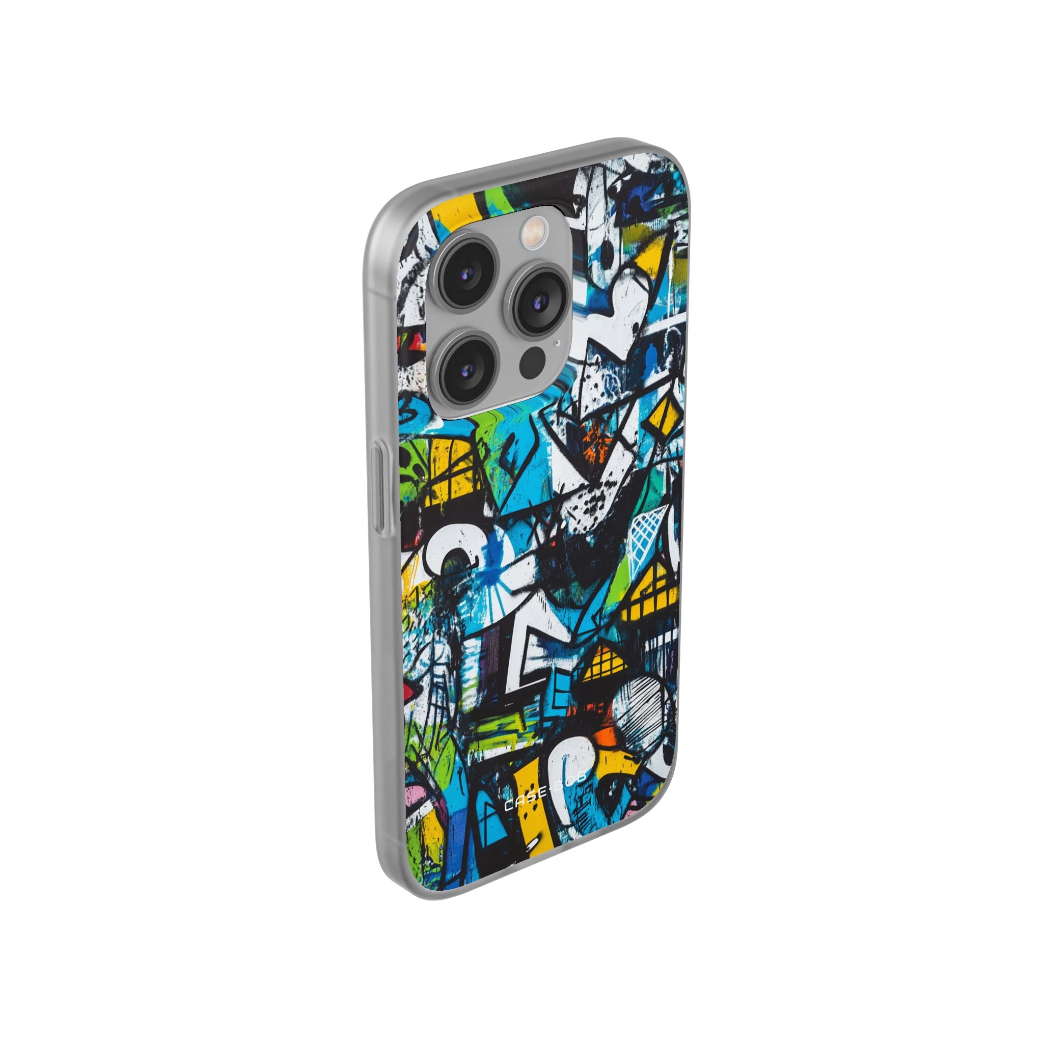 White Ripple Drift iPhone 14 Pro Case - Soft