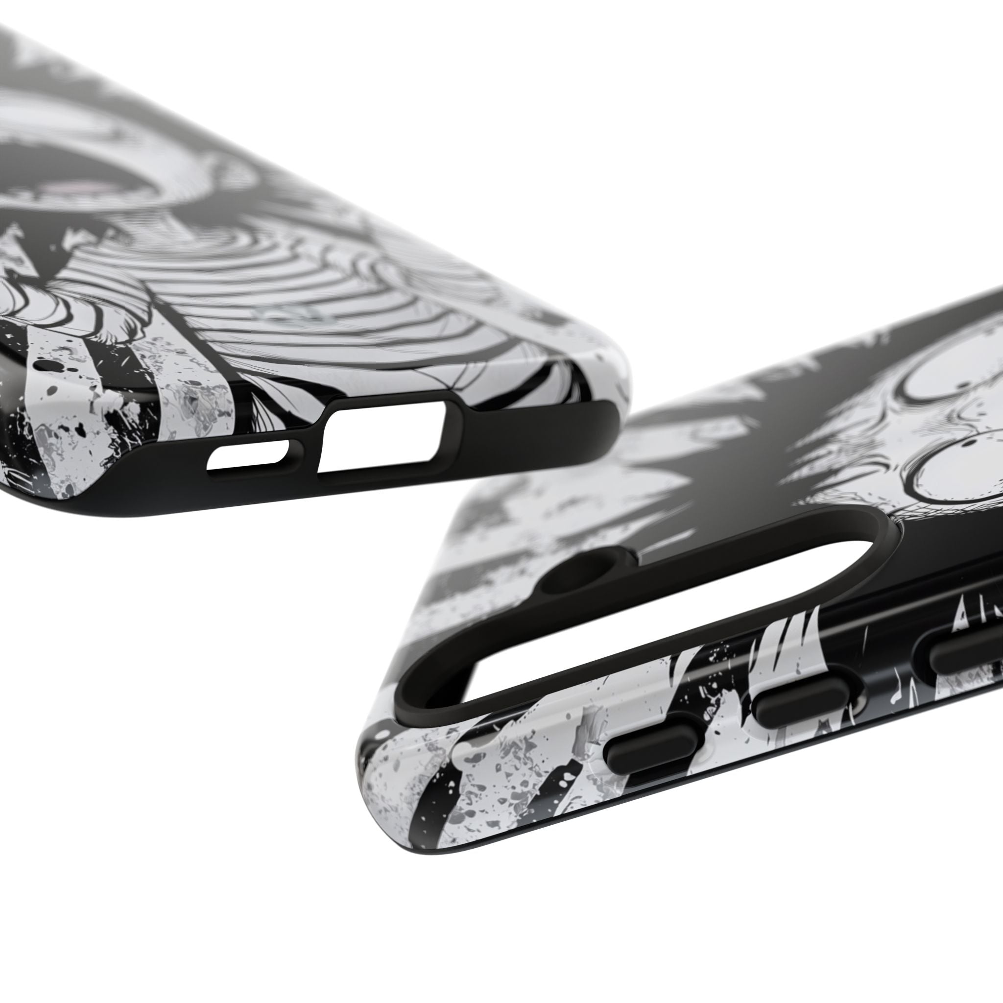 Chaotic Monochrome Scream · Tough Handyhülle für Samsung