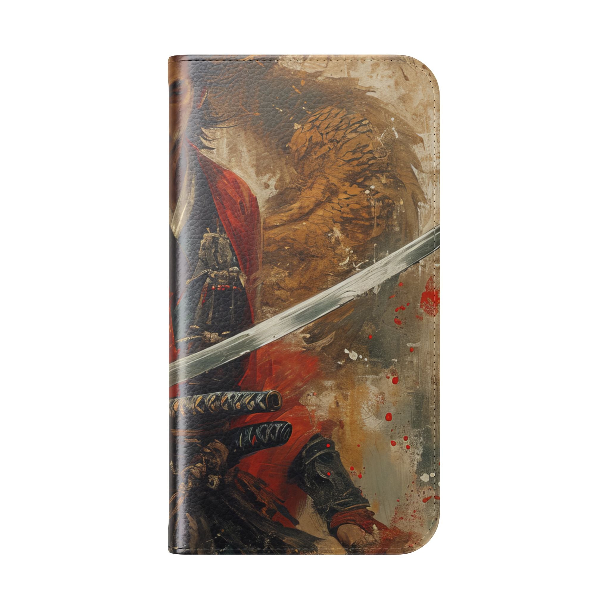 Crimson Samurai - iPhone 15 Pro Case - Wallet