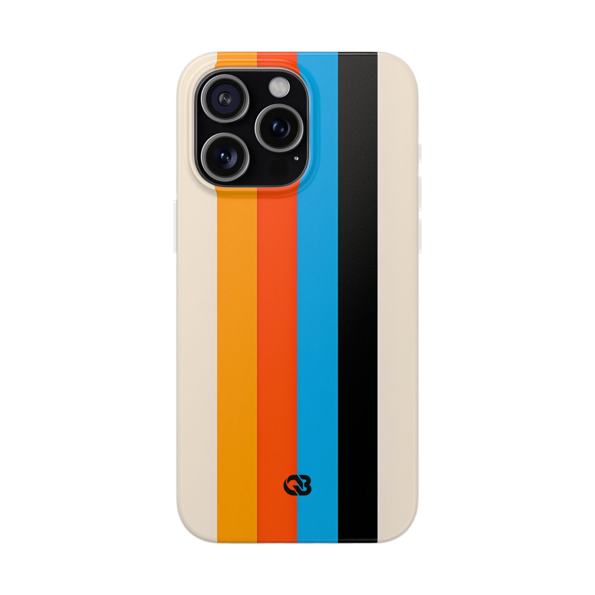Retro Racing Stripes · Soft Phone Case for iPhone