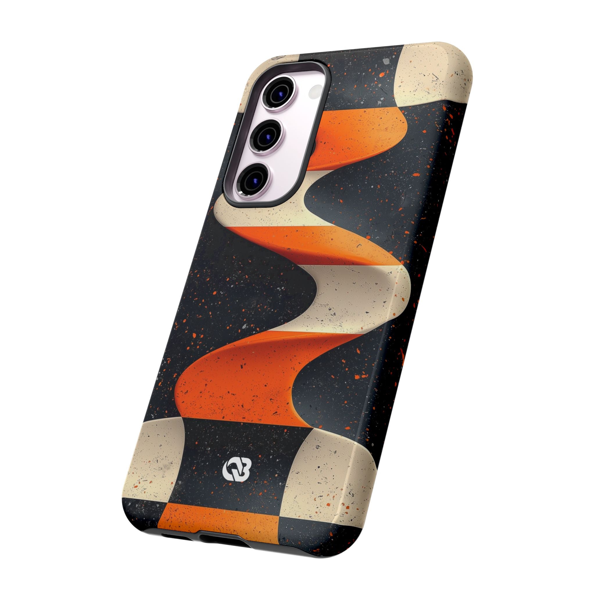 Orange Grit Twist · Tough Phone Case for Samsung