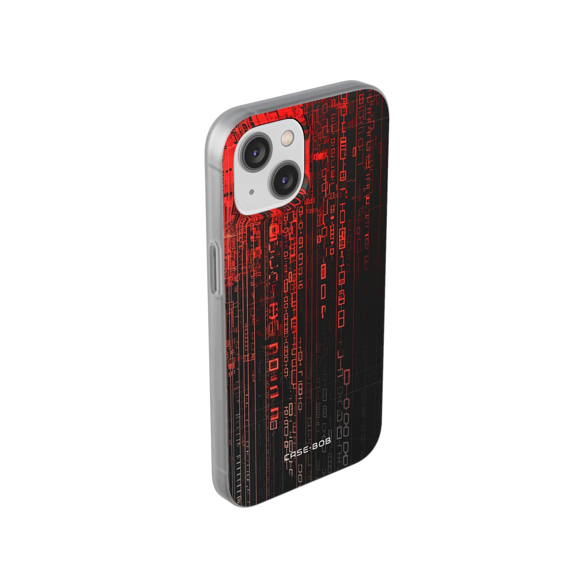 Crimson Glyphs iPhone 14 Case - Soft